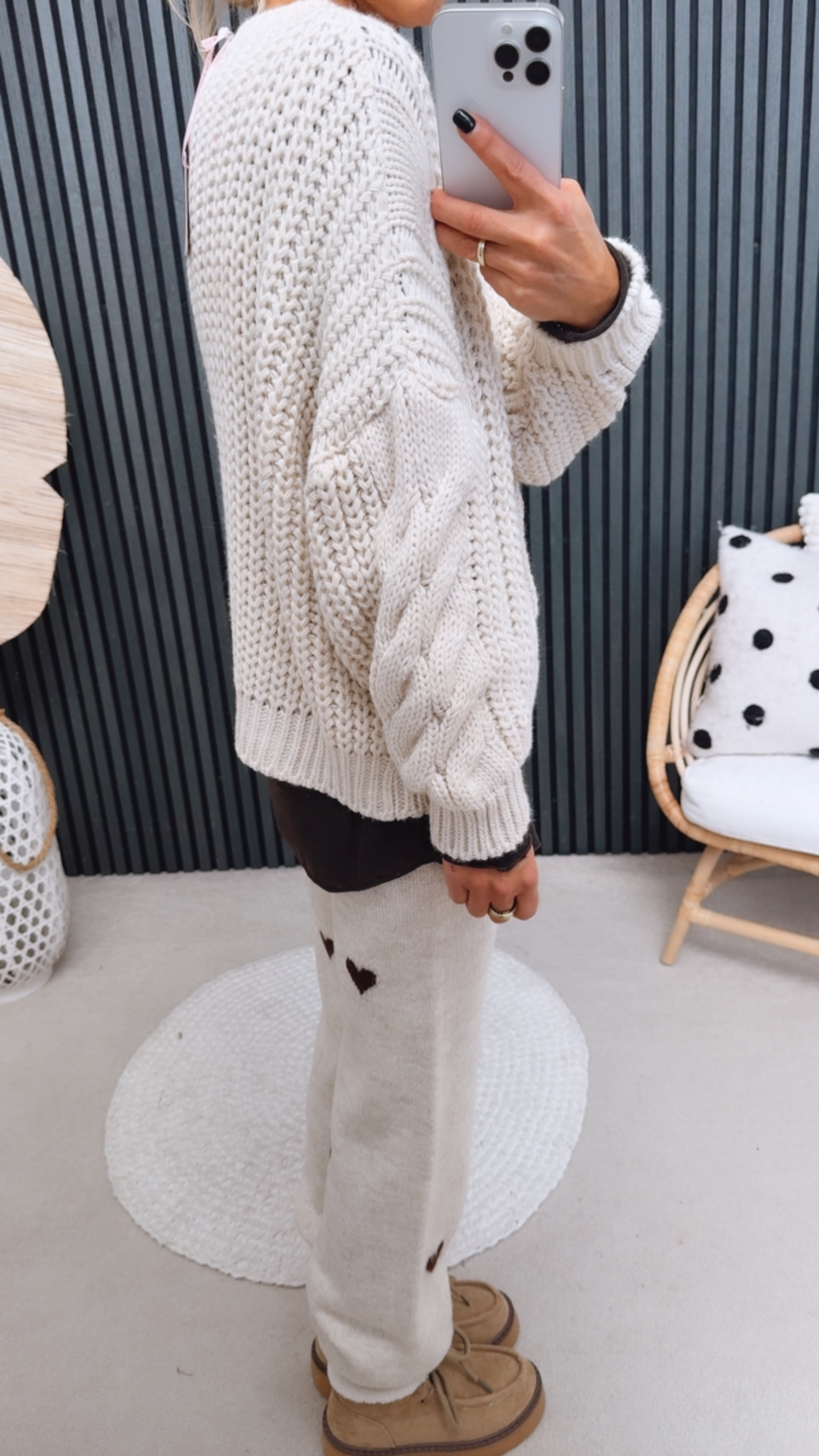 Zopf Strickcardigan "Hoooly"
