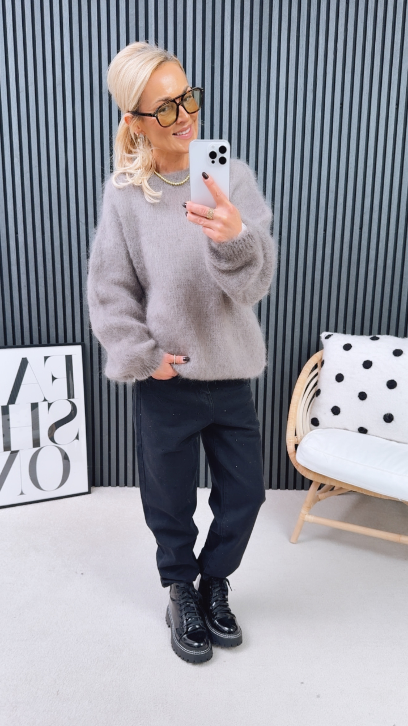 Mohair Pulli "Pieeet"