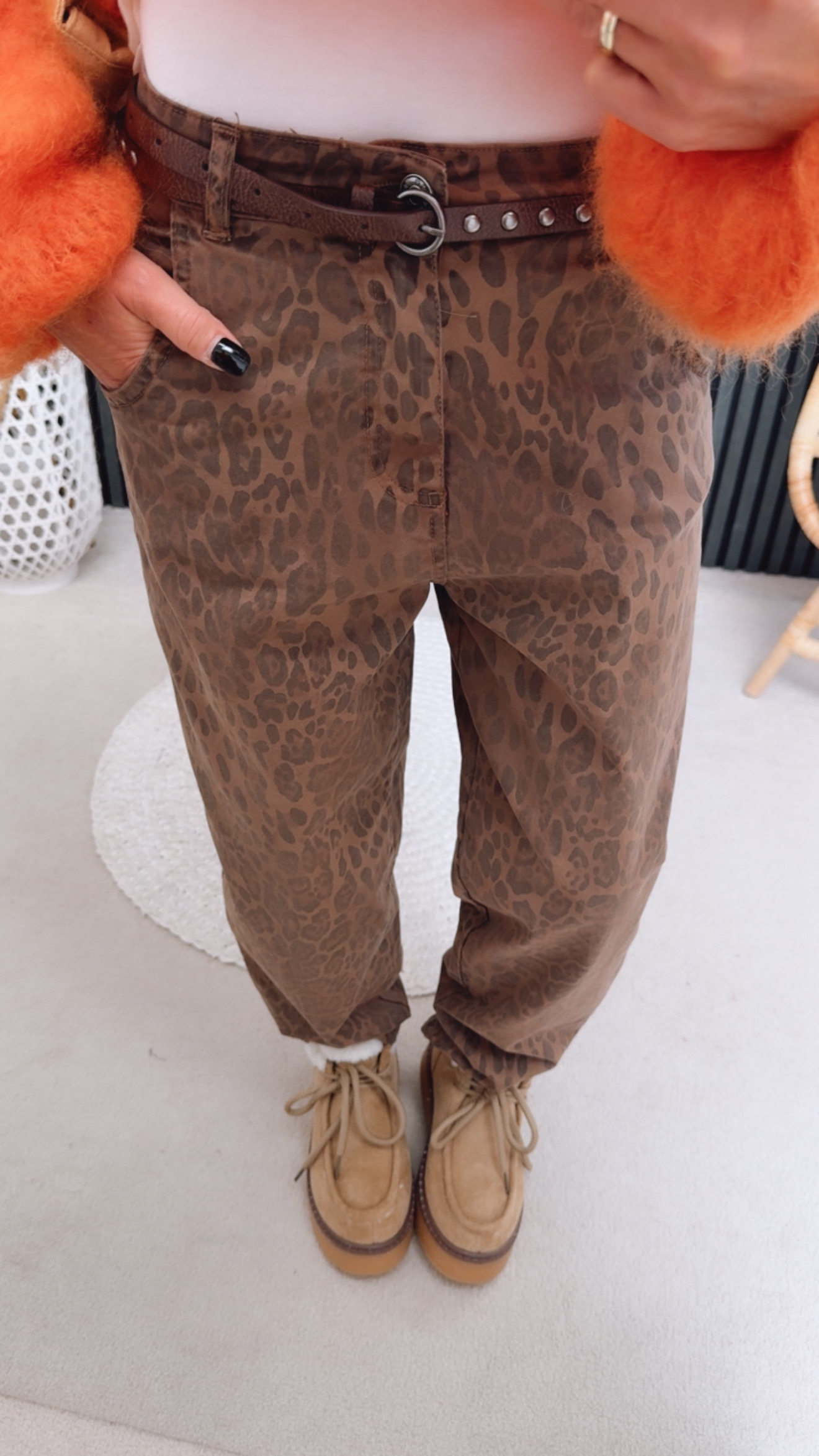 Jeans mit Gürtel "Margaaa"