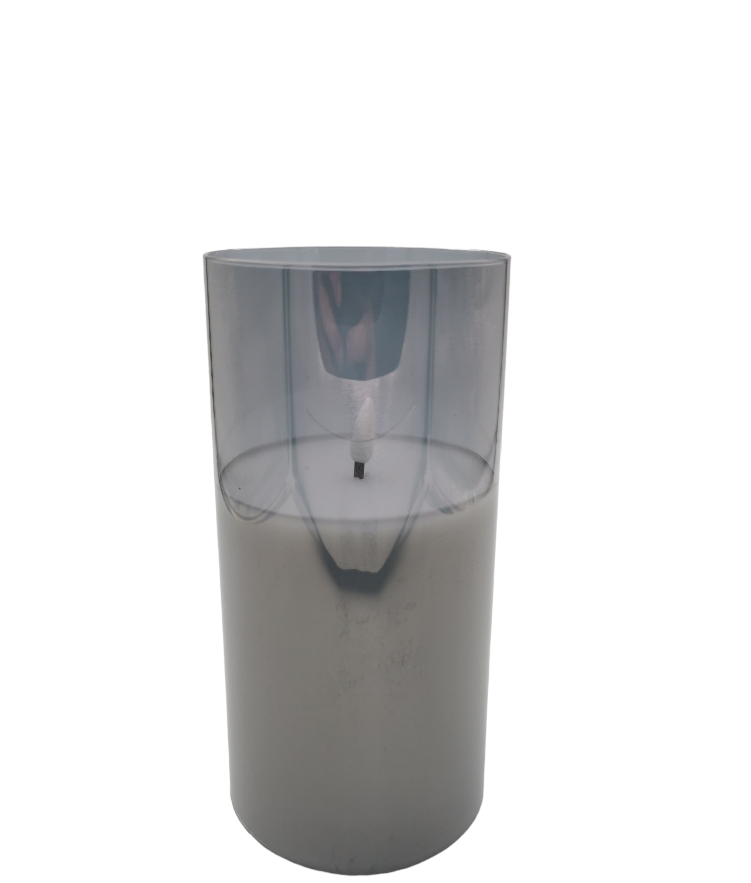 LED Kerze "Flori im Glas"