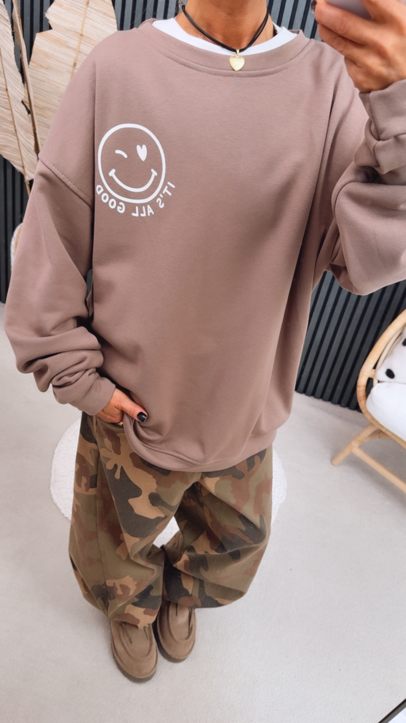 Oversized Sweater "Moinaaa"