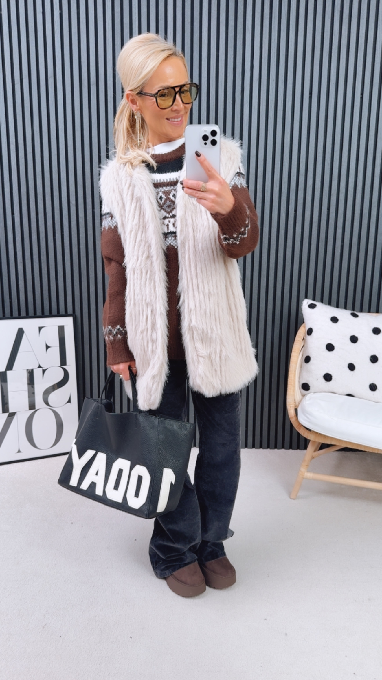 Fellweste "Theodooora"