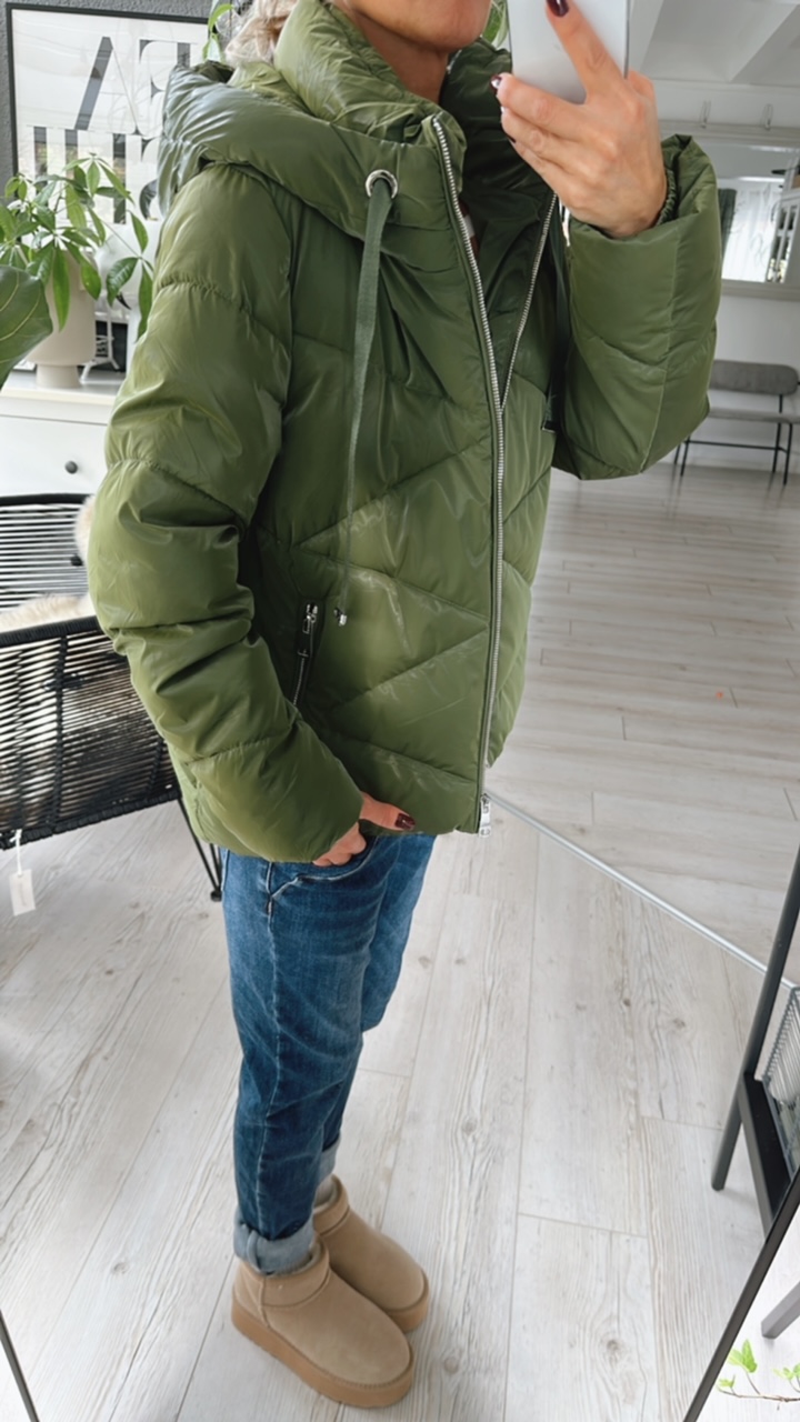 Winter Steppjacke "Carol" khaki