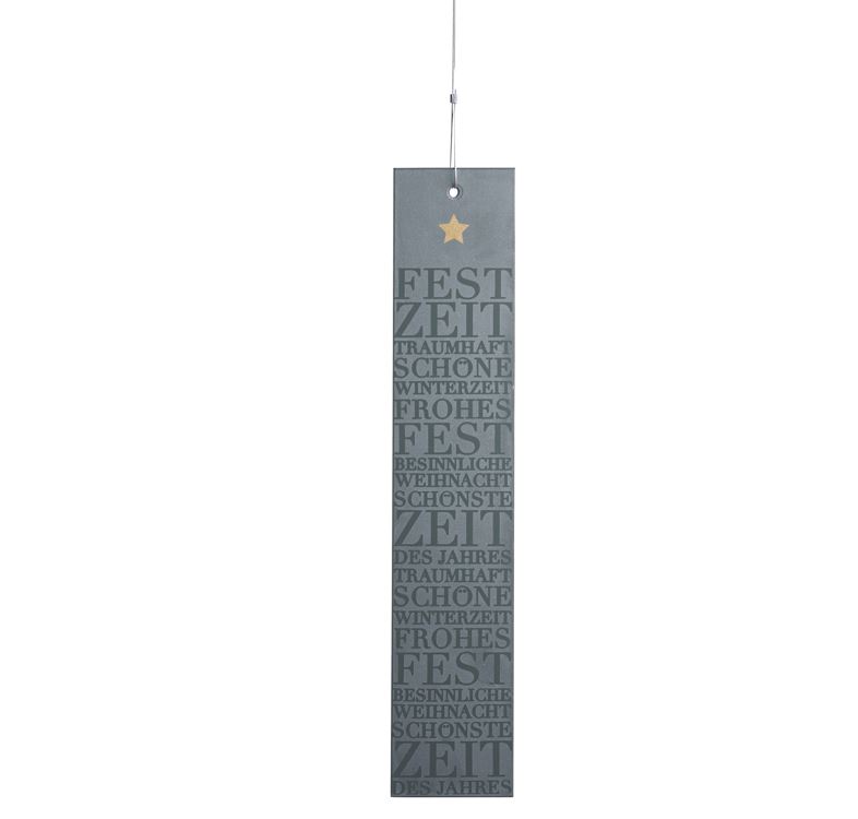 Poesie-Fensterbild " Fest Zeit"