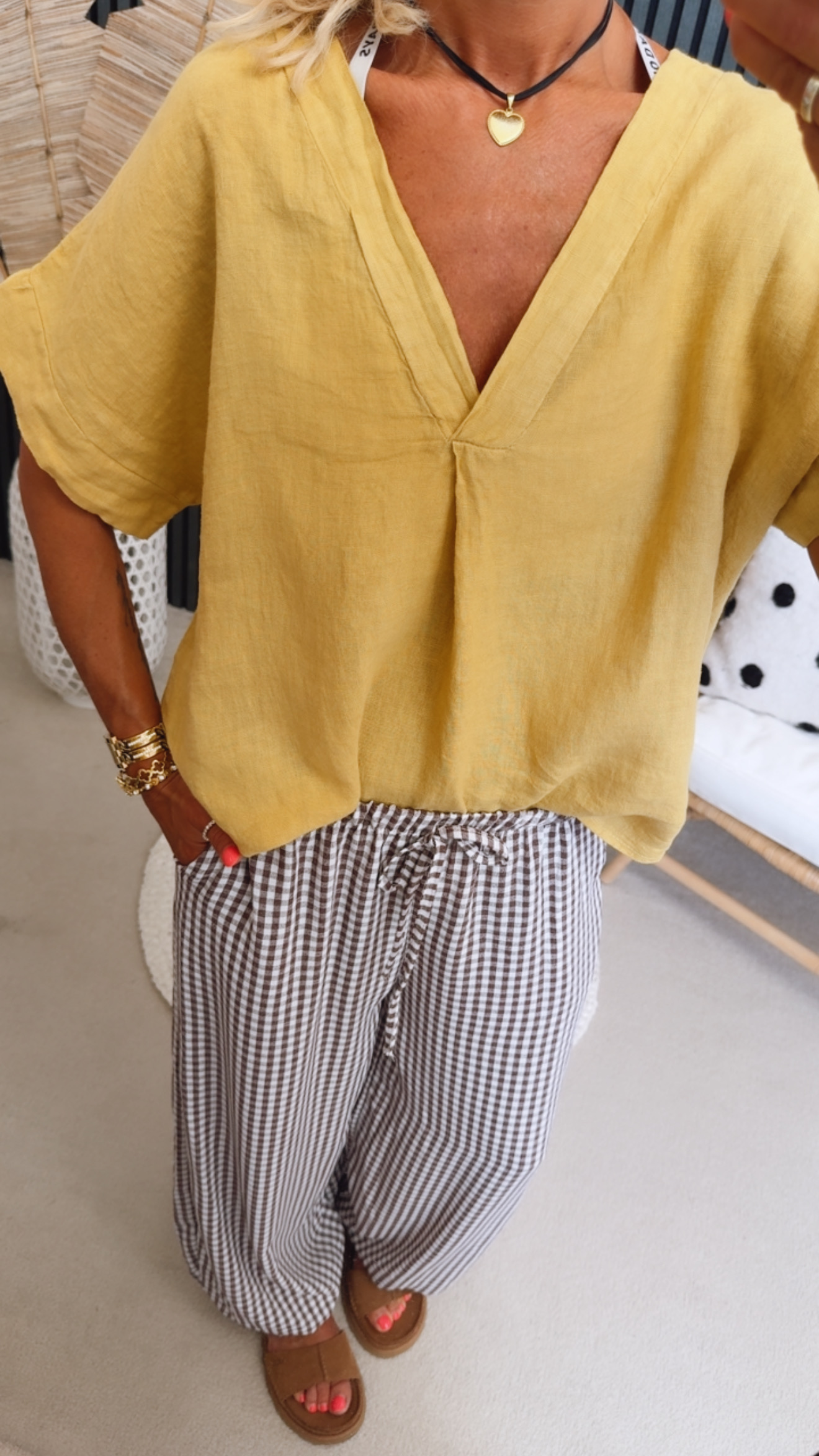 Leinen Shirt "Stefaniaaa"