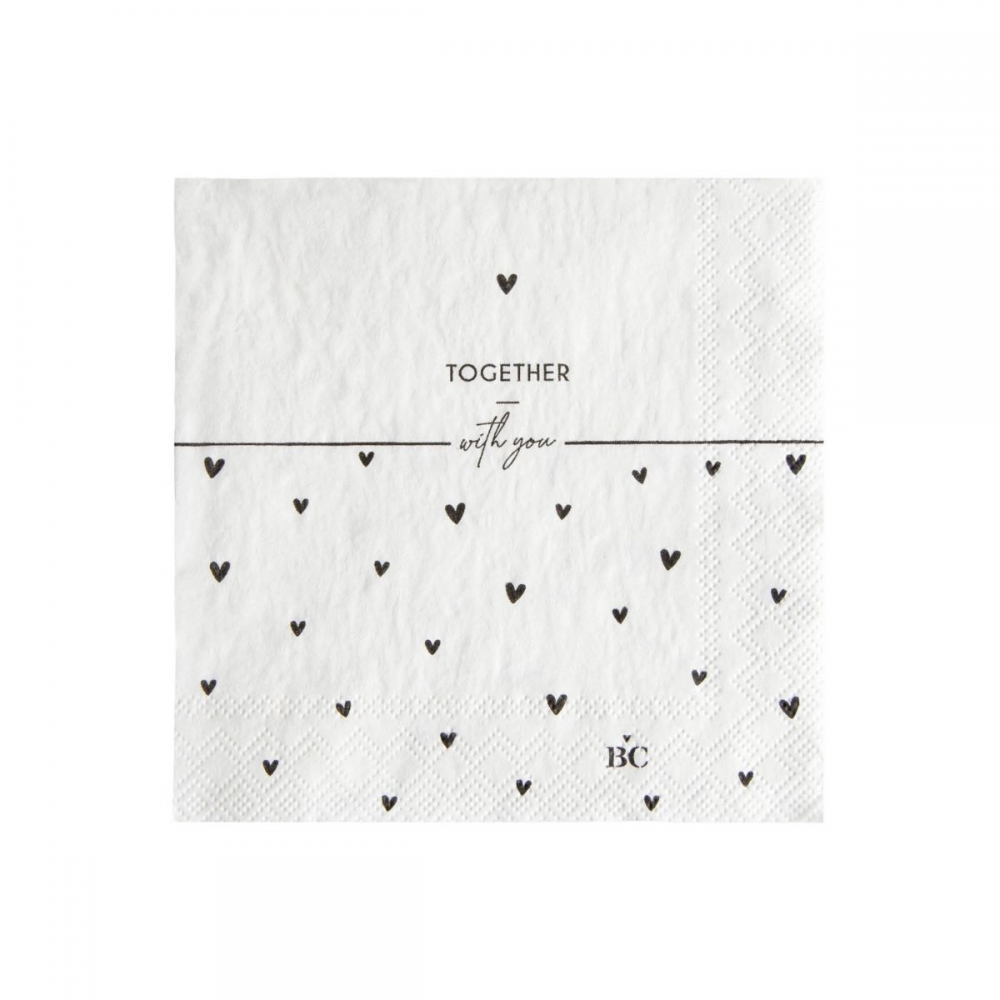 Serviette "Together with you"