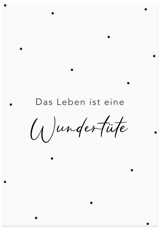 Spruchkarte "Wundertüte"