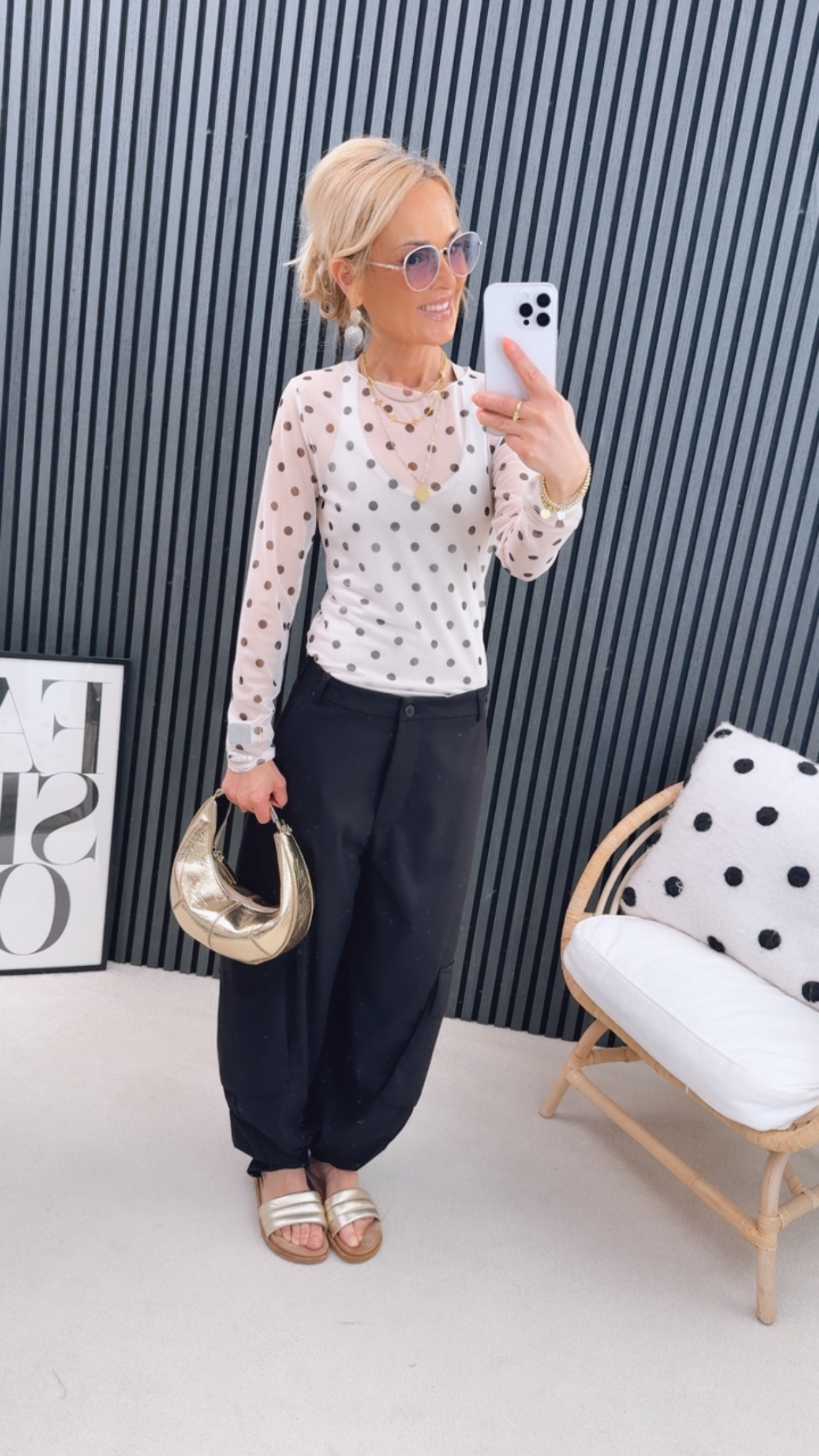 Longsleeve "Mesh Dottt`s"