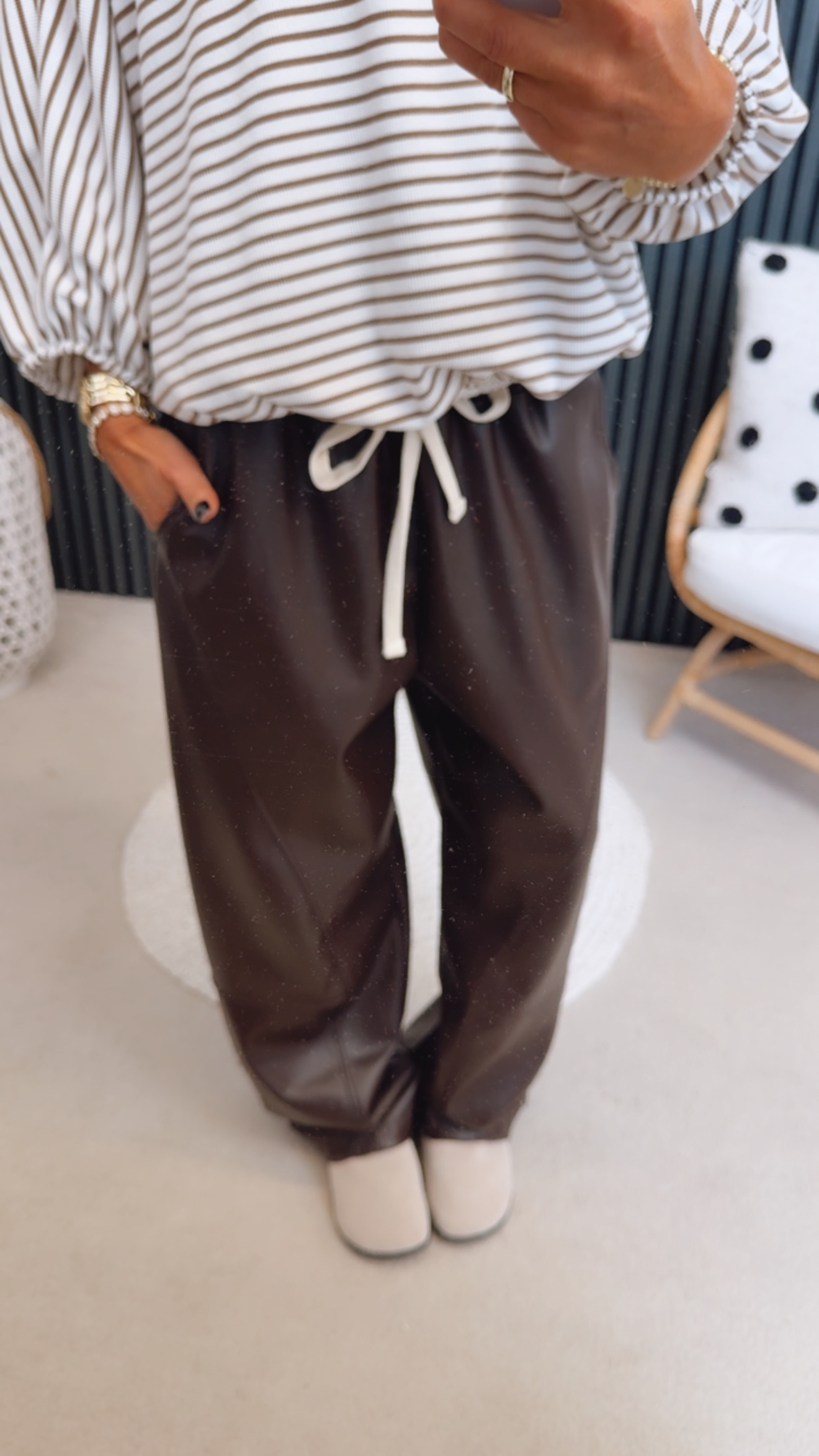 Kunstlederhose "Adaaam"
