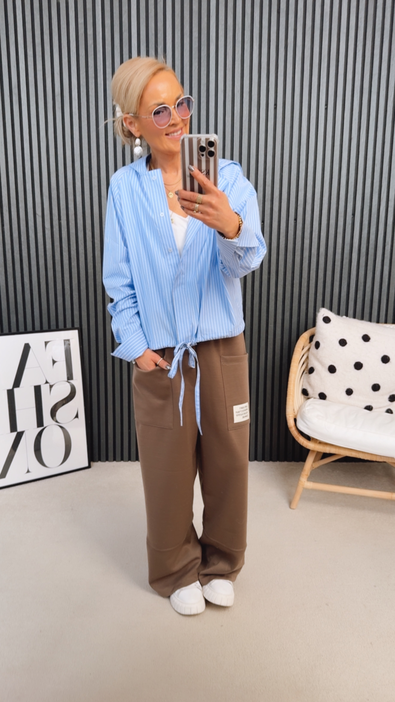 Bluse "Kapuzen Bluse"