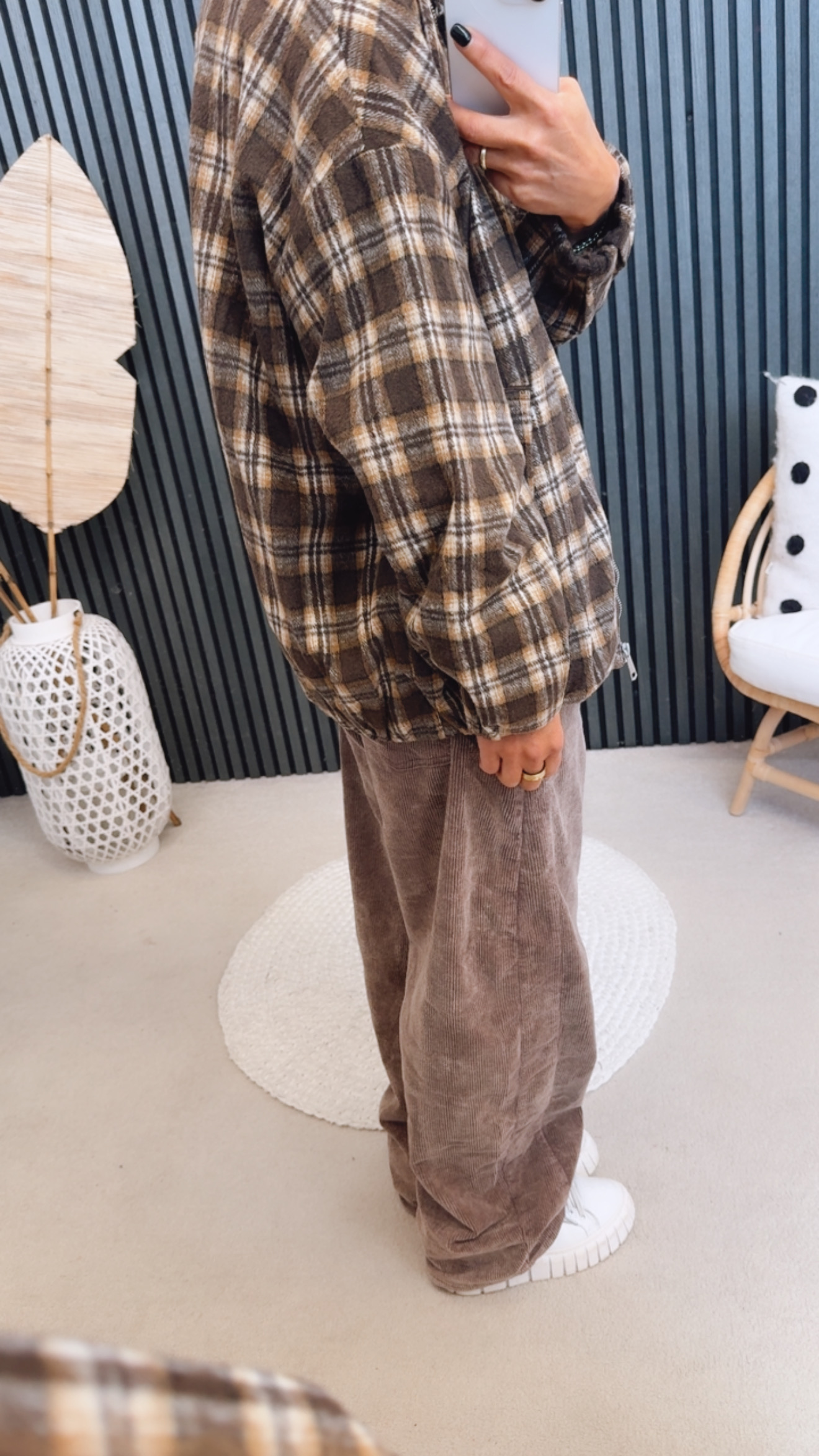 Karo Flanell Jacke "Annalottaaa"