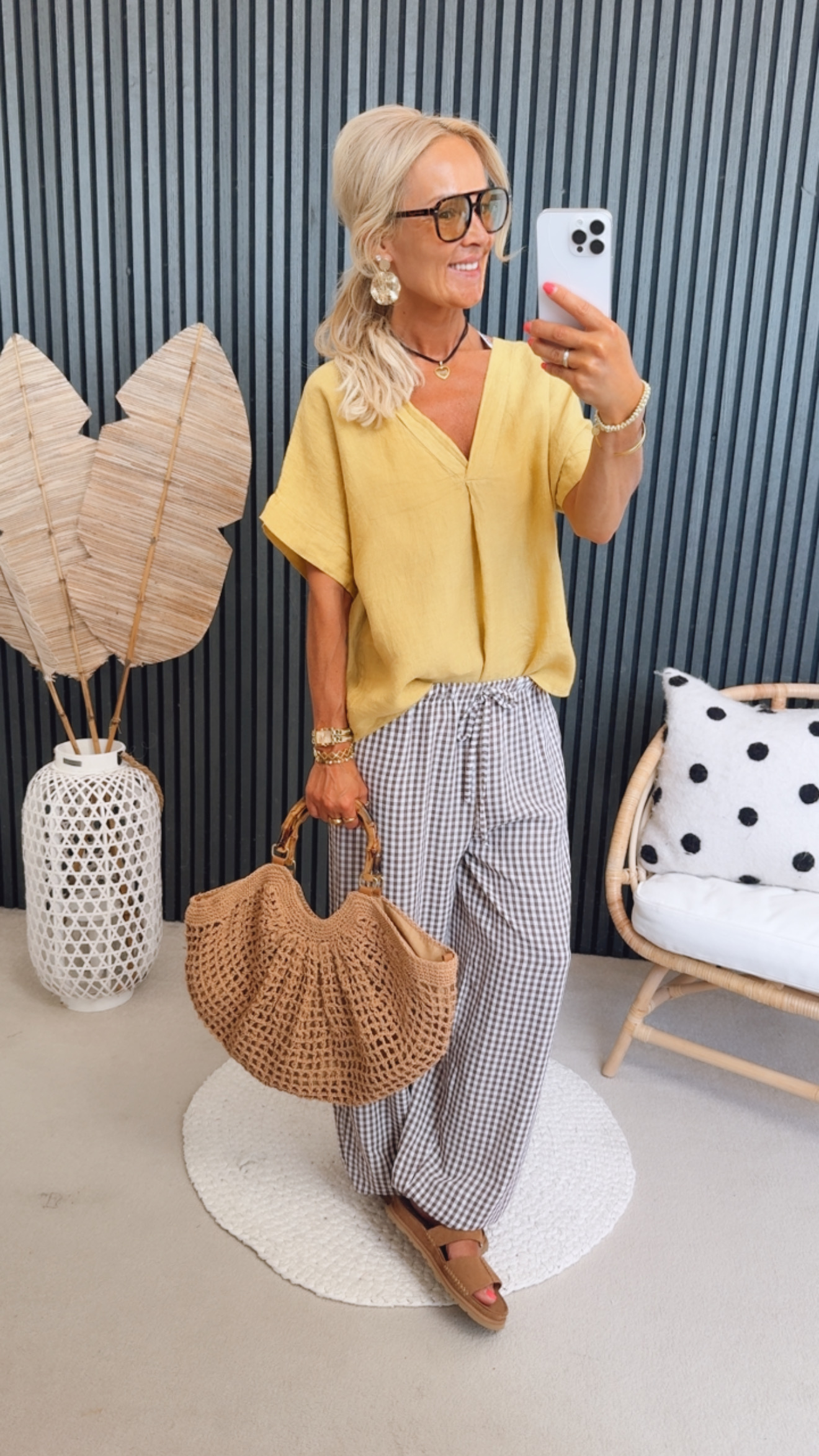 Leinen Shirt "Stefaniaaa"