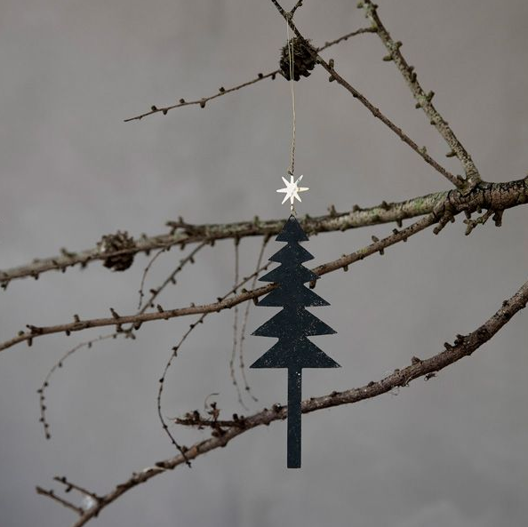 Hänger "Tree with star" 3-er Set