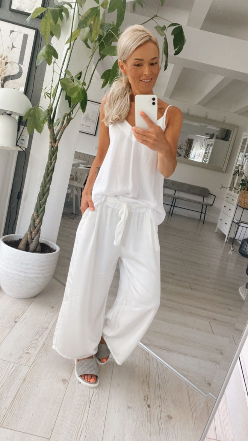 Hose White Stellaaa | BL41061FS_stella_weiß