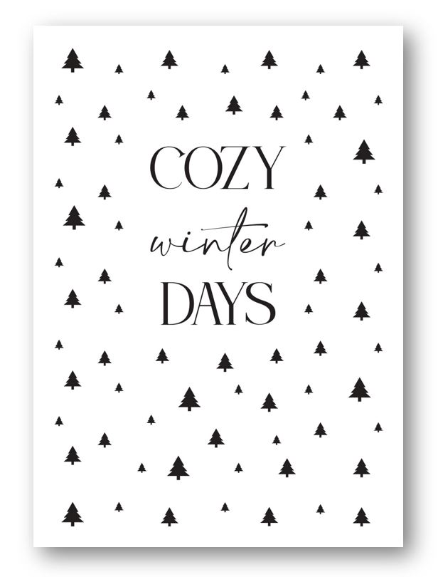 Poster "Cozy Winterdays"