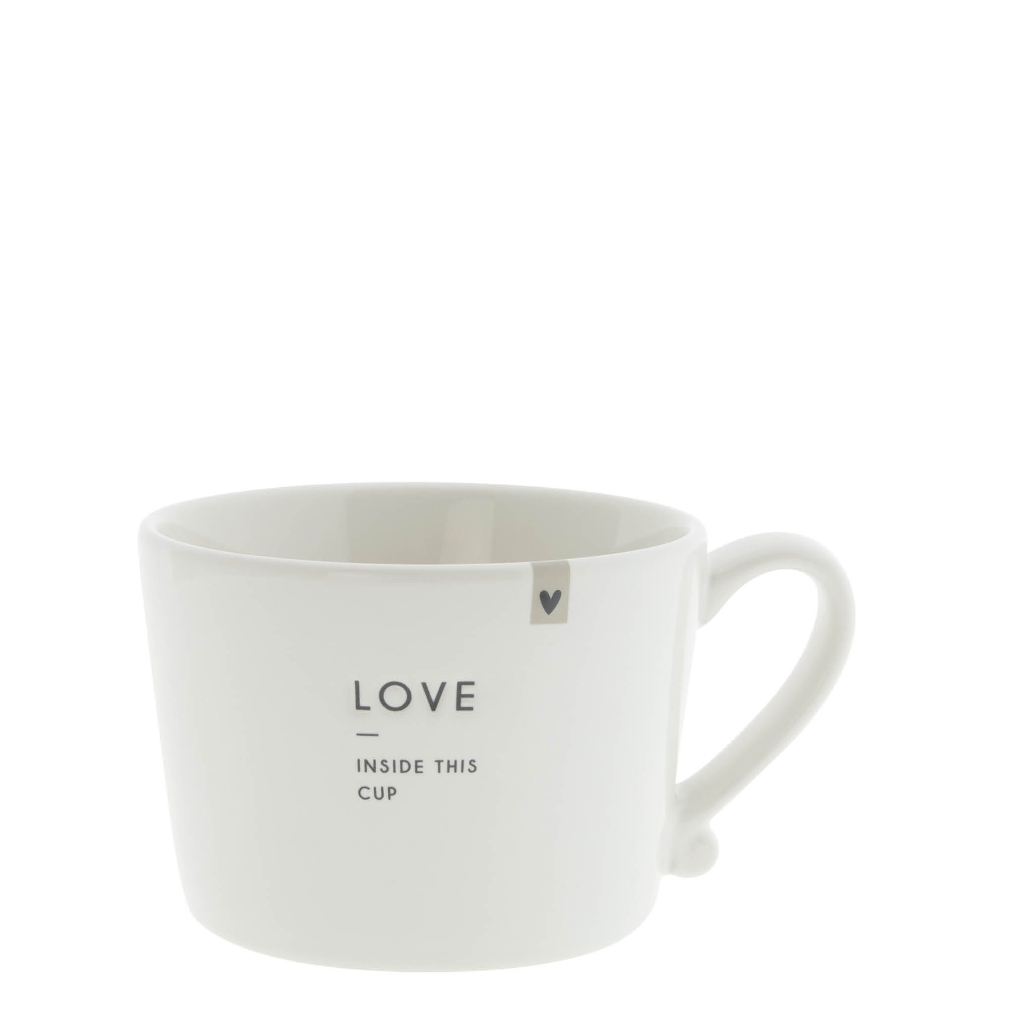 Kleine Tasse "Love Inside This Cup"