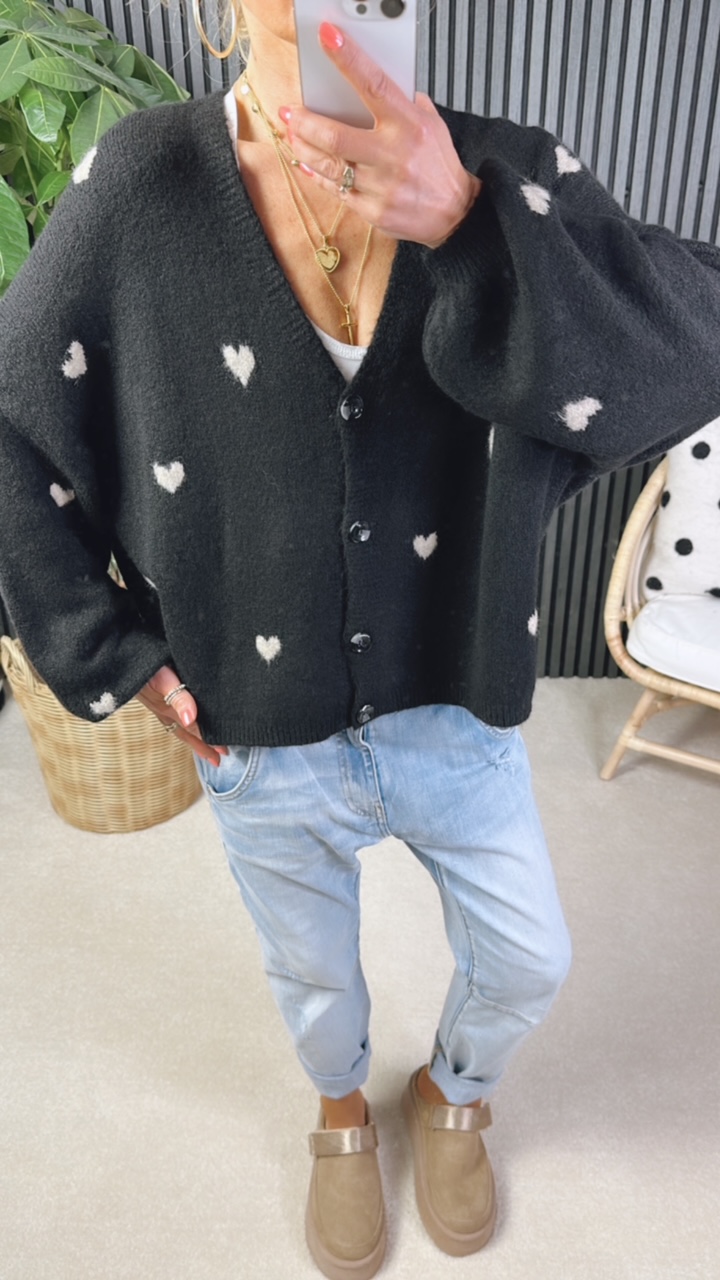 Cardigan "Sweeety Heaaart"