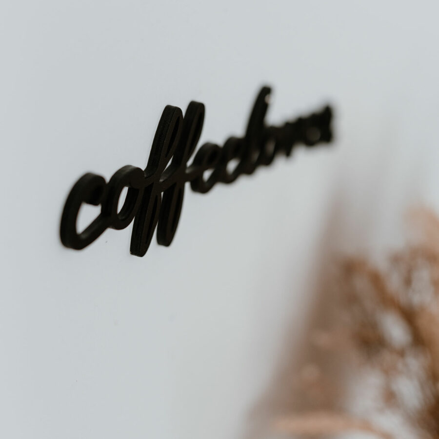 Holzschriftzug "Coffeelover" Holzschriftzug "Coffeelover"