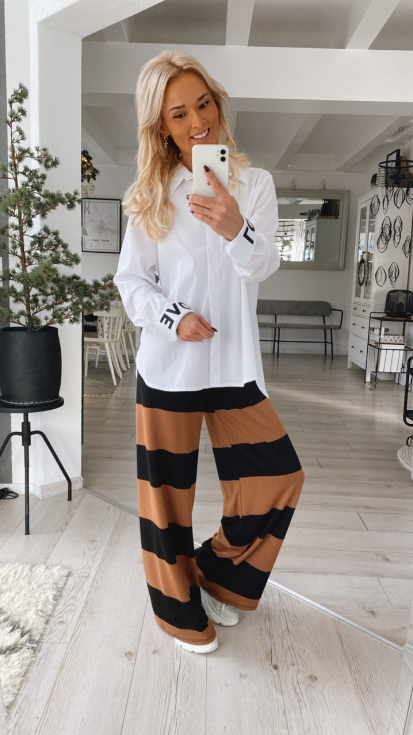 Wide Leg Pants "Stripeee"