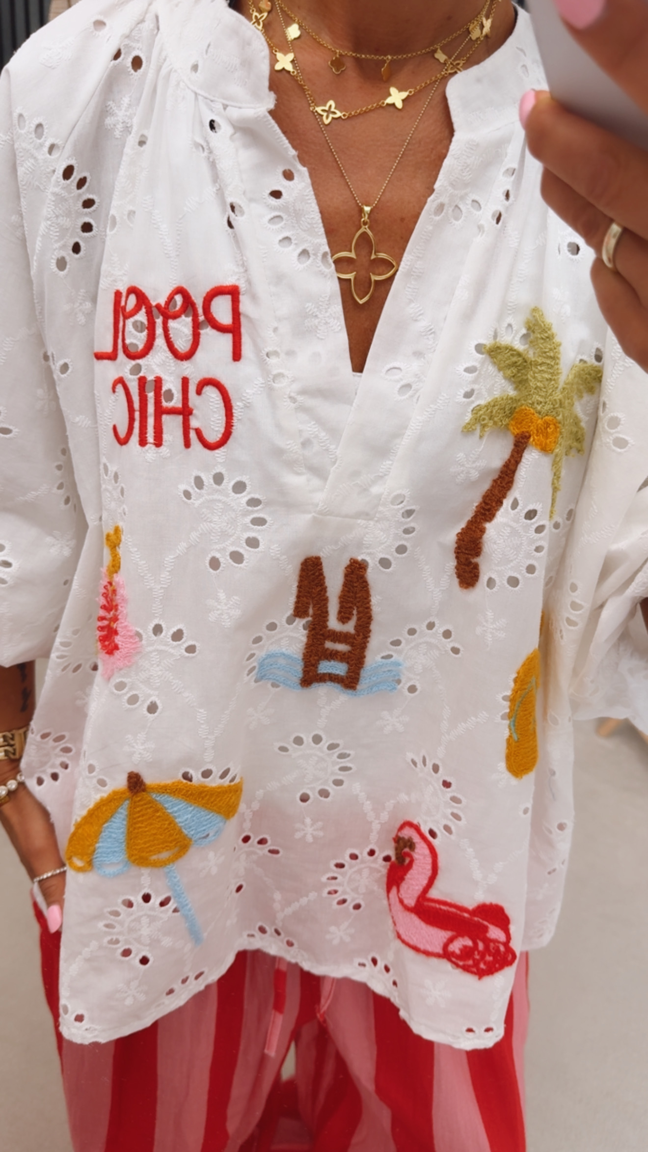 Bluse "Pool Chic"