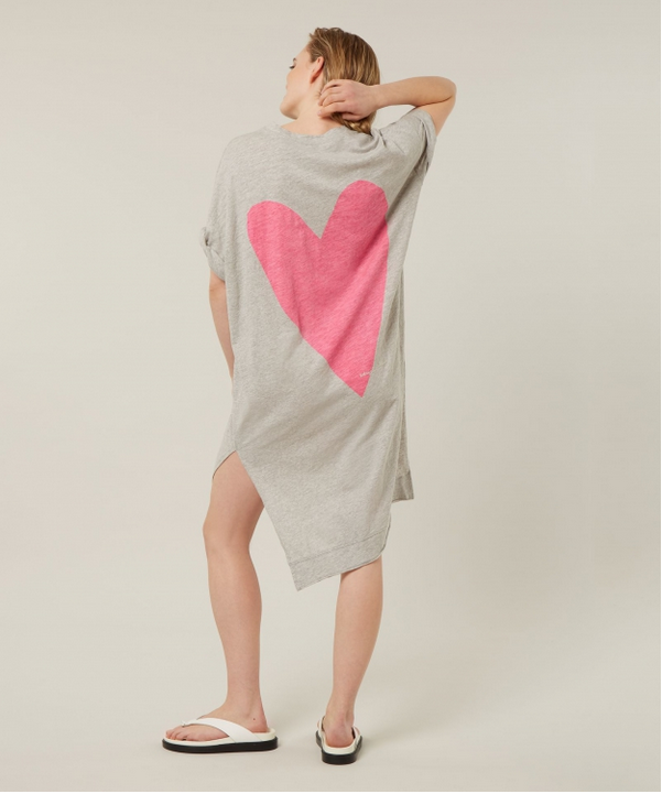 Shirt "Oversized Tee Dress Heart"