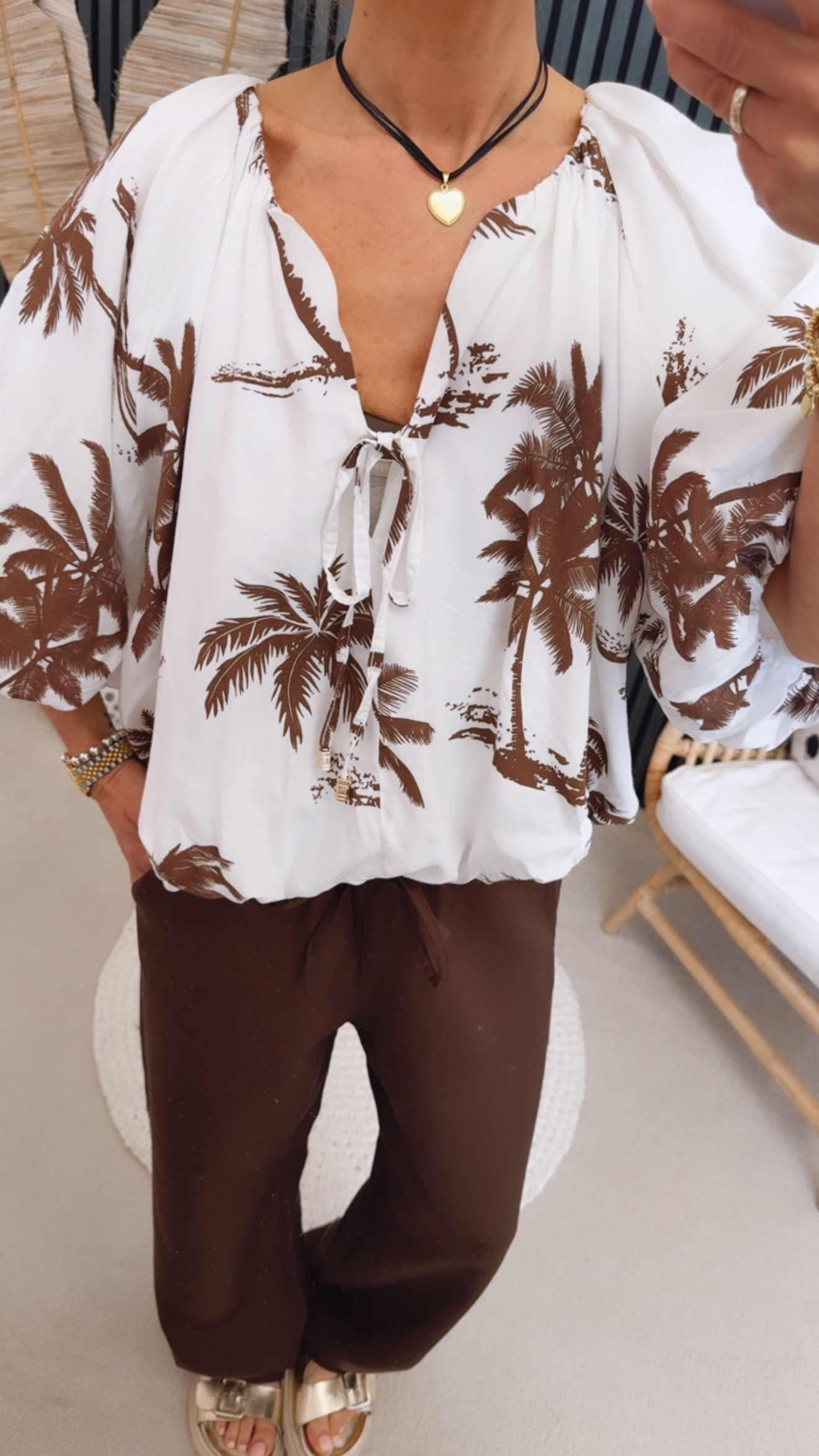 Bluse "Palme"