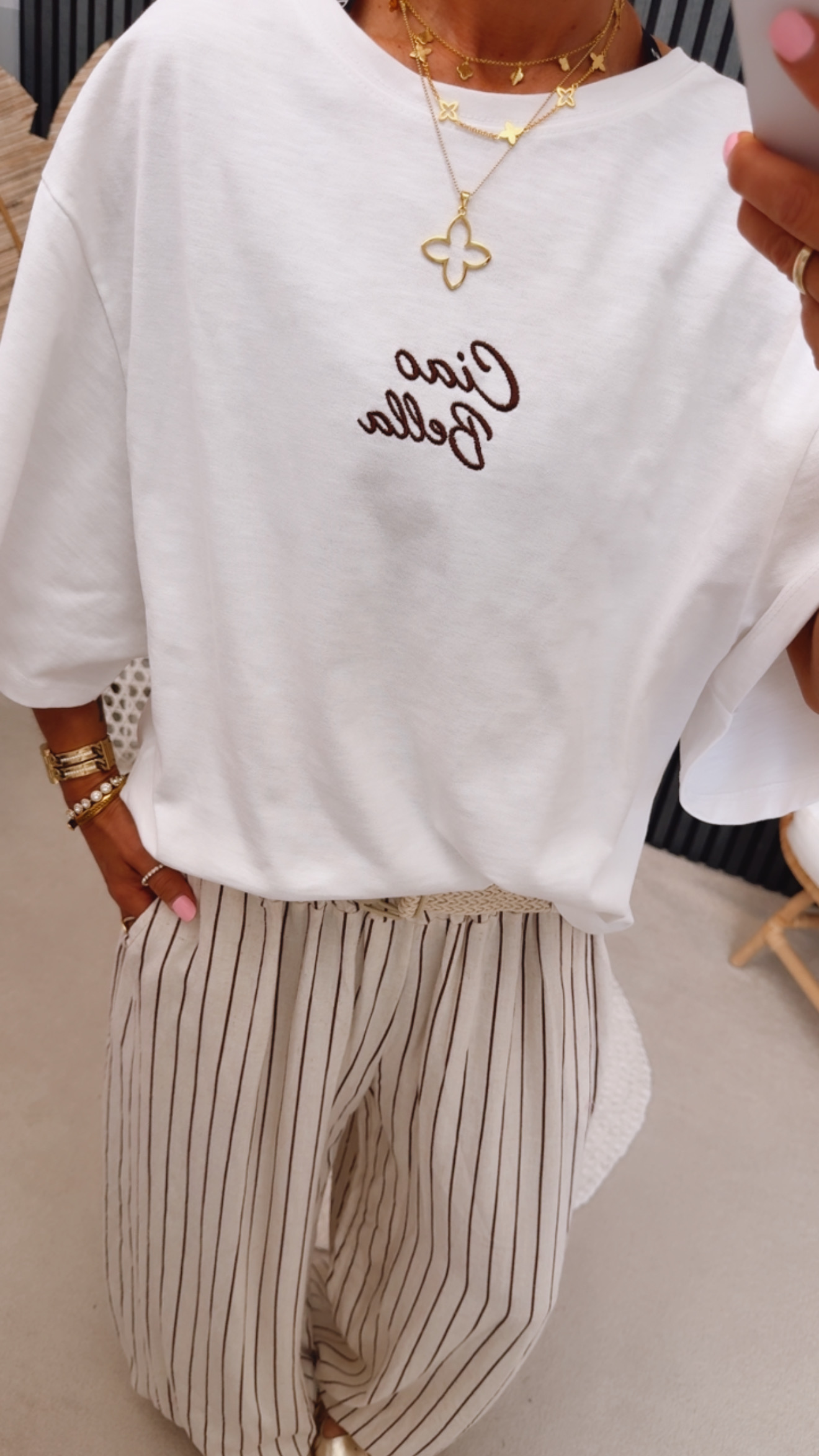 T-Shirt "Ciao Bella Stick"