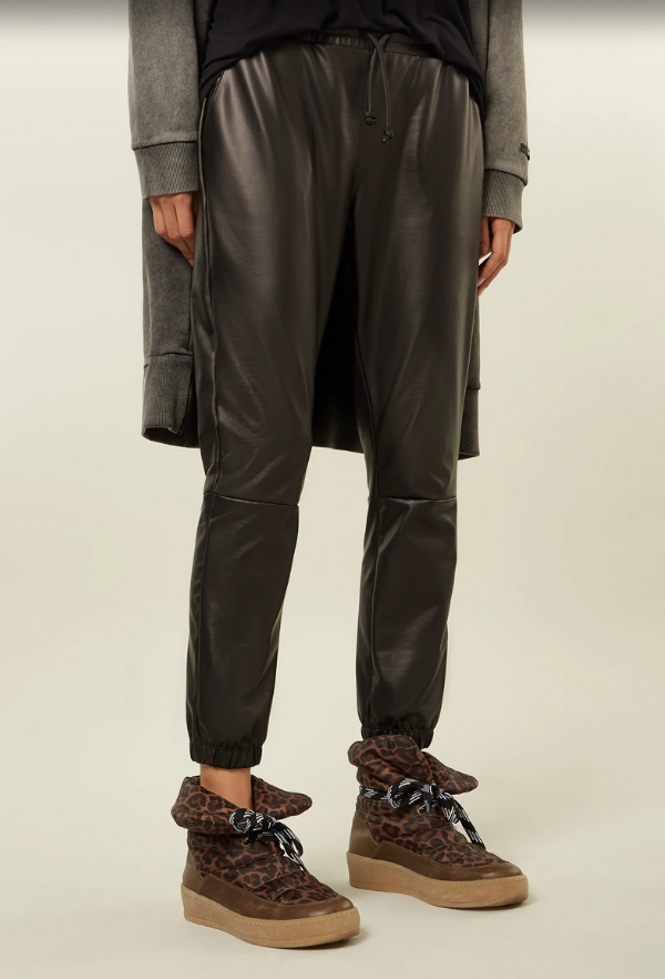 Jogger "Leder Cropped"