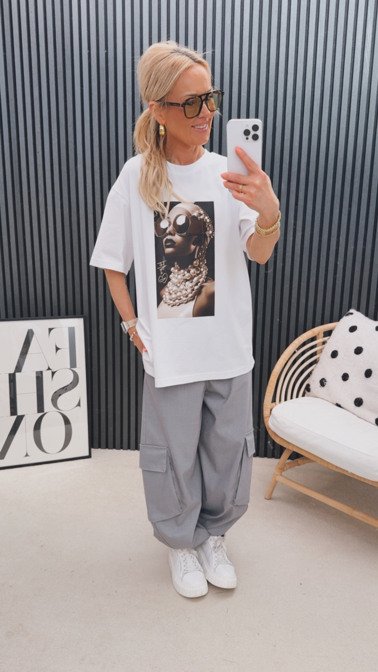 T-Shirt "Perlenfrau"