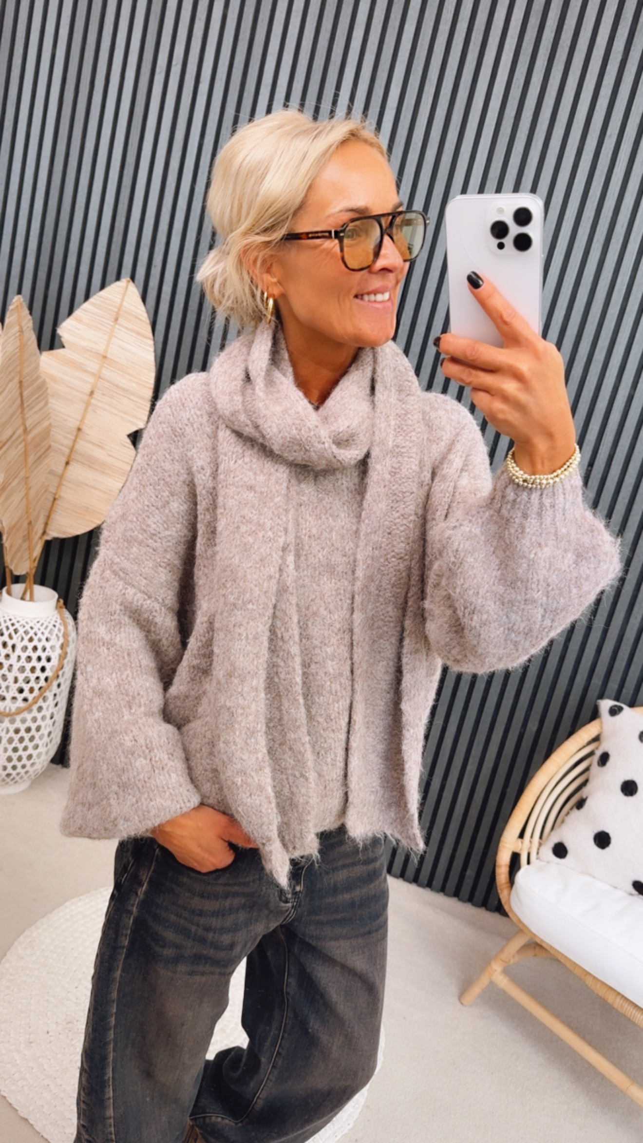 Strick Pulli "Strick & Schaaal"