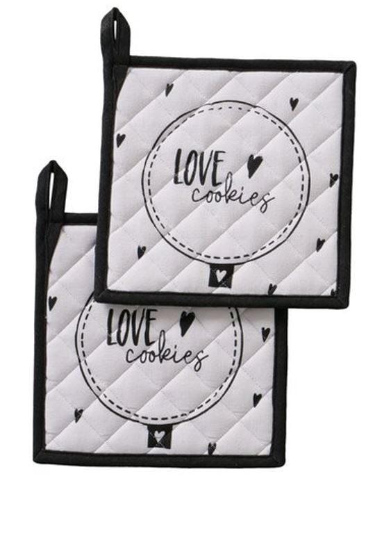Topflappen 2er-Set "Cokkies"