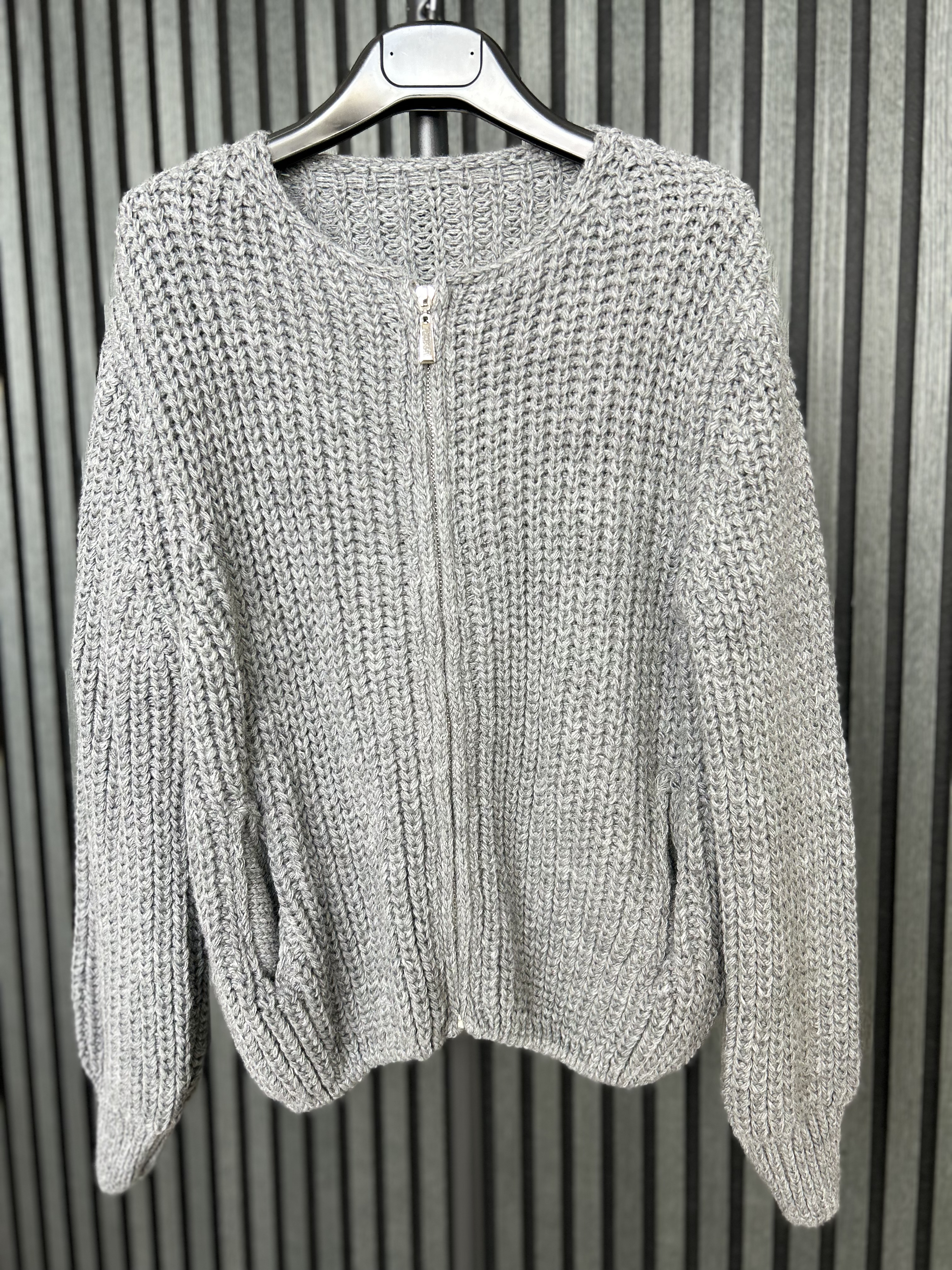 Cardigan "Strick mit Reißverschluss"