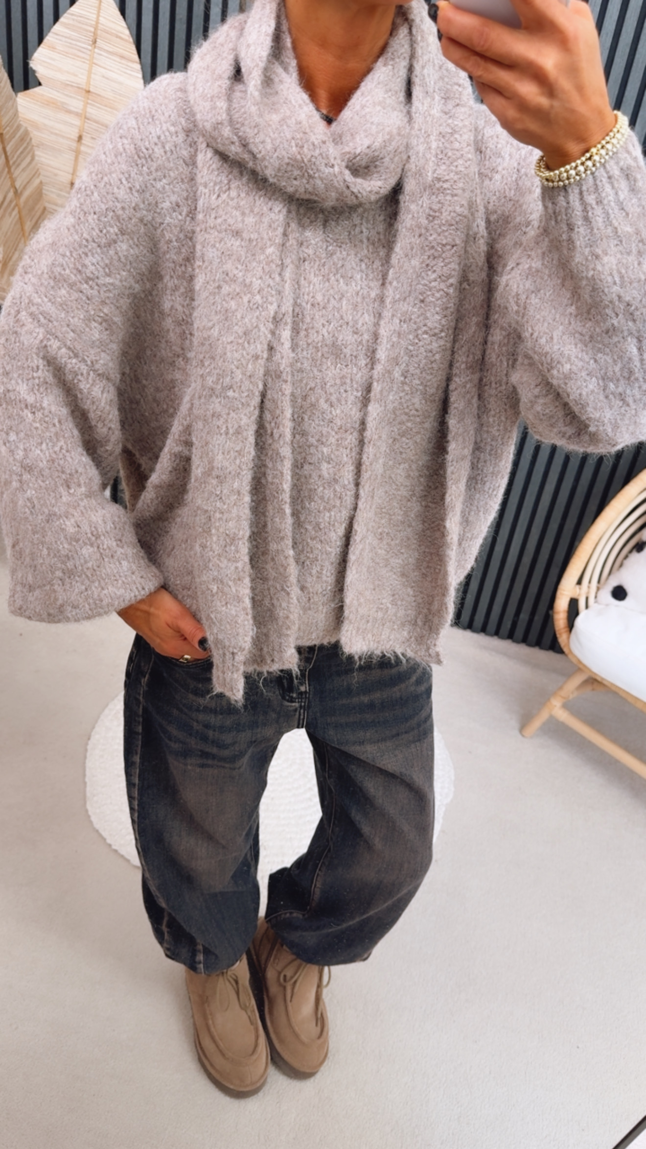 Strick Pulli "Strick & Schaaal"