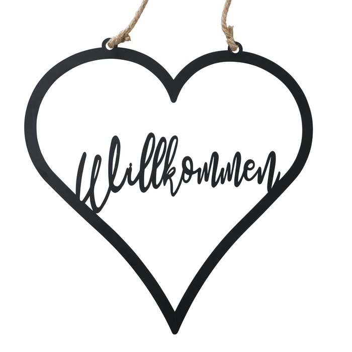 Schild "Willkommen"