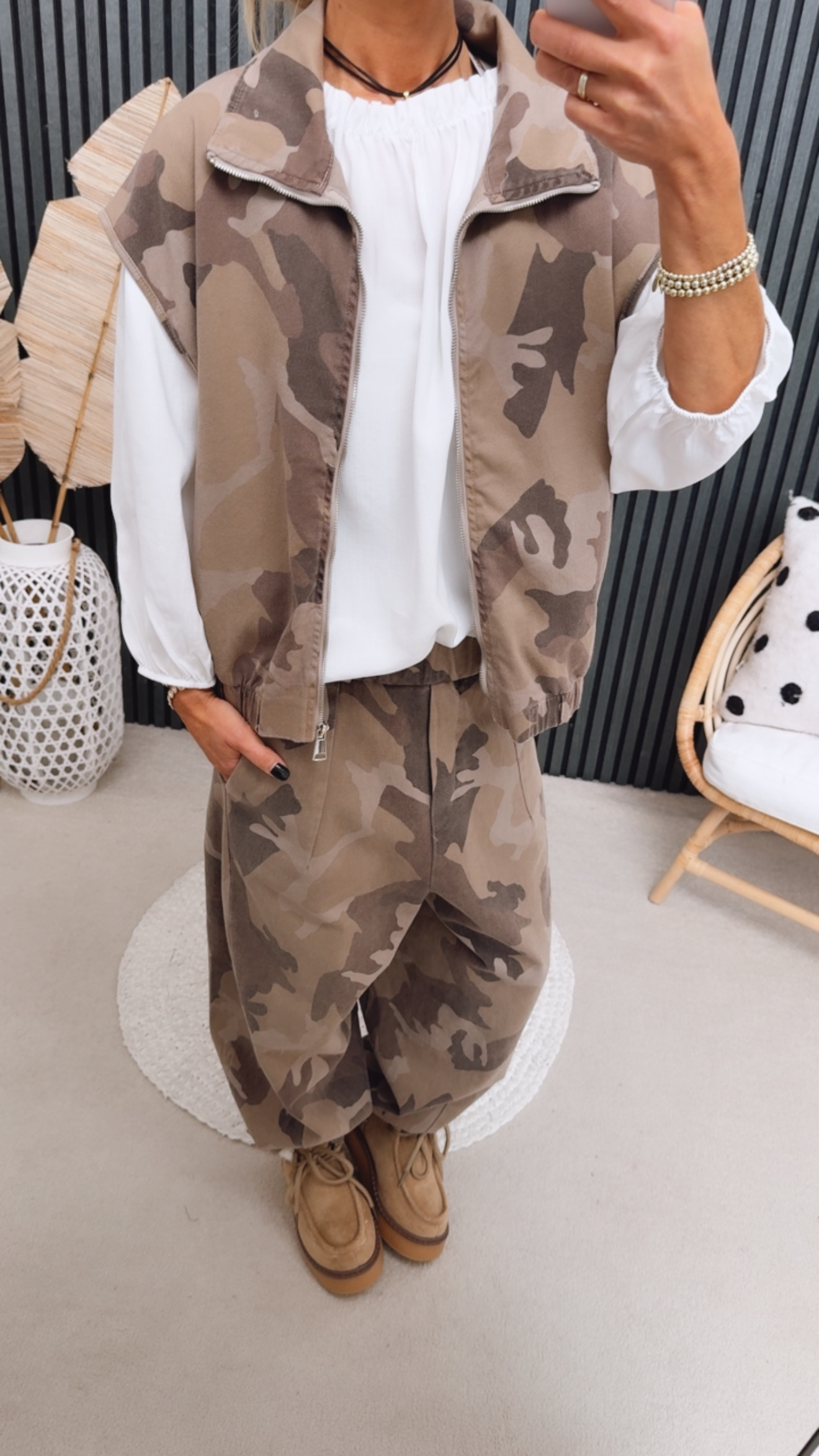 Camouflage Weste "Cecilaaa"