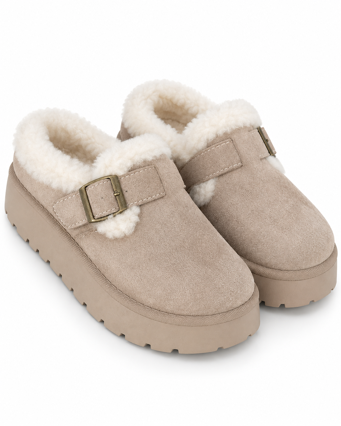 Plateau Clogs mit Futter "Fridooolin"