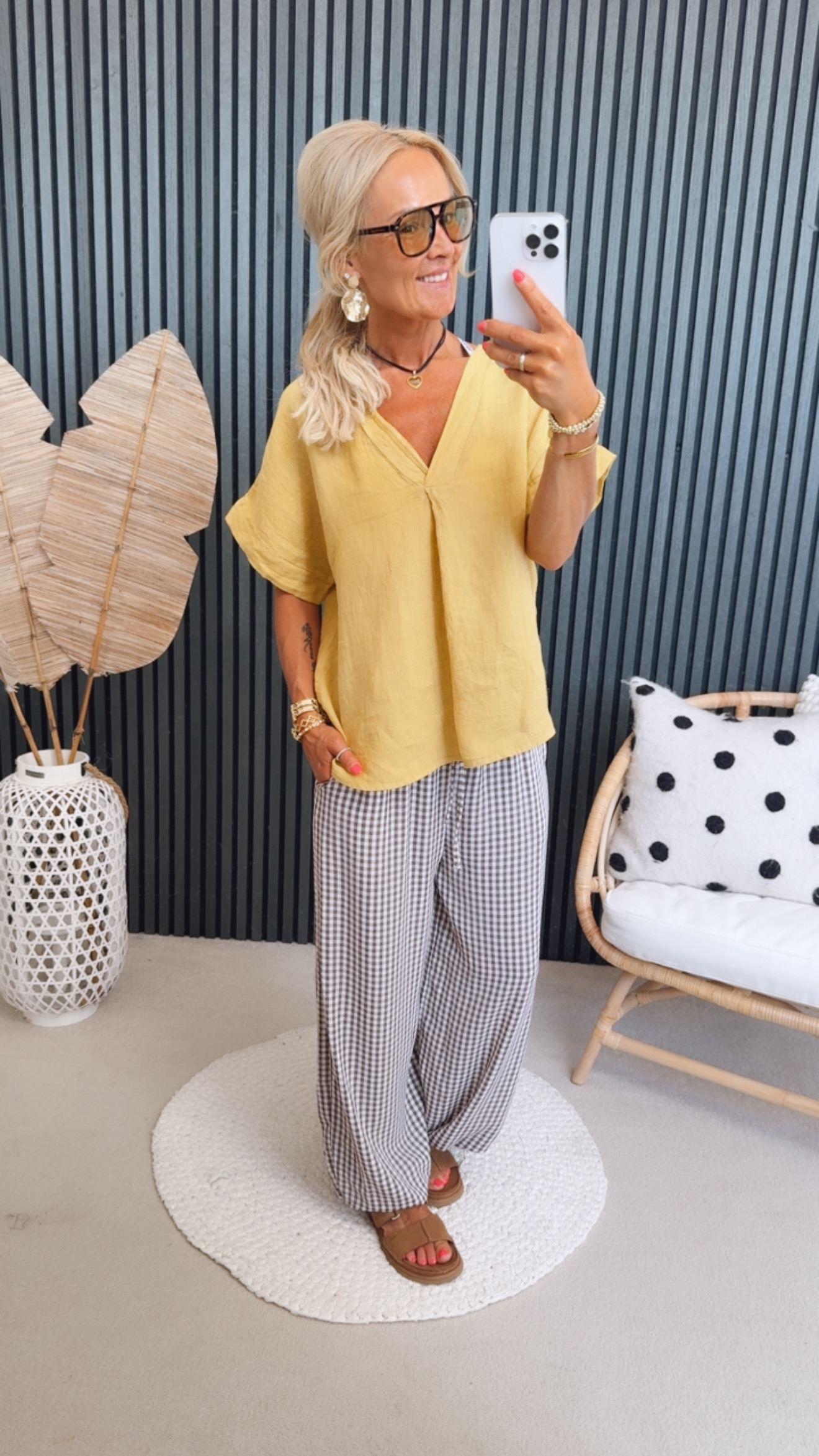 Leinen Shirt "Stefaniaaa"