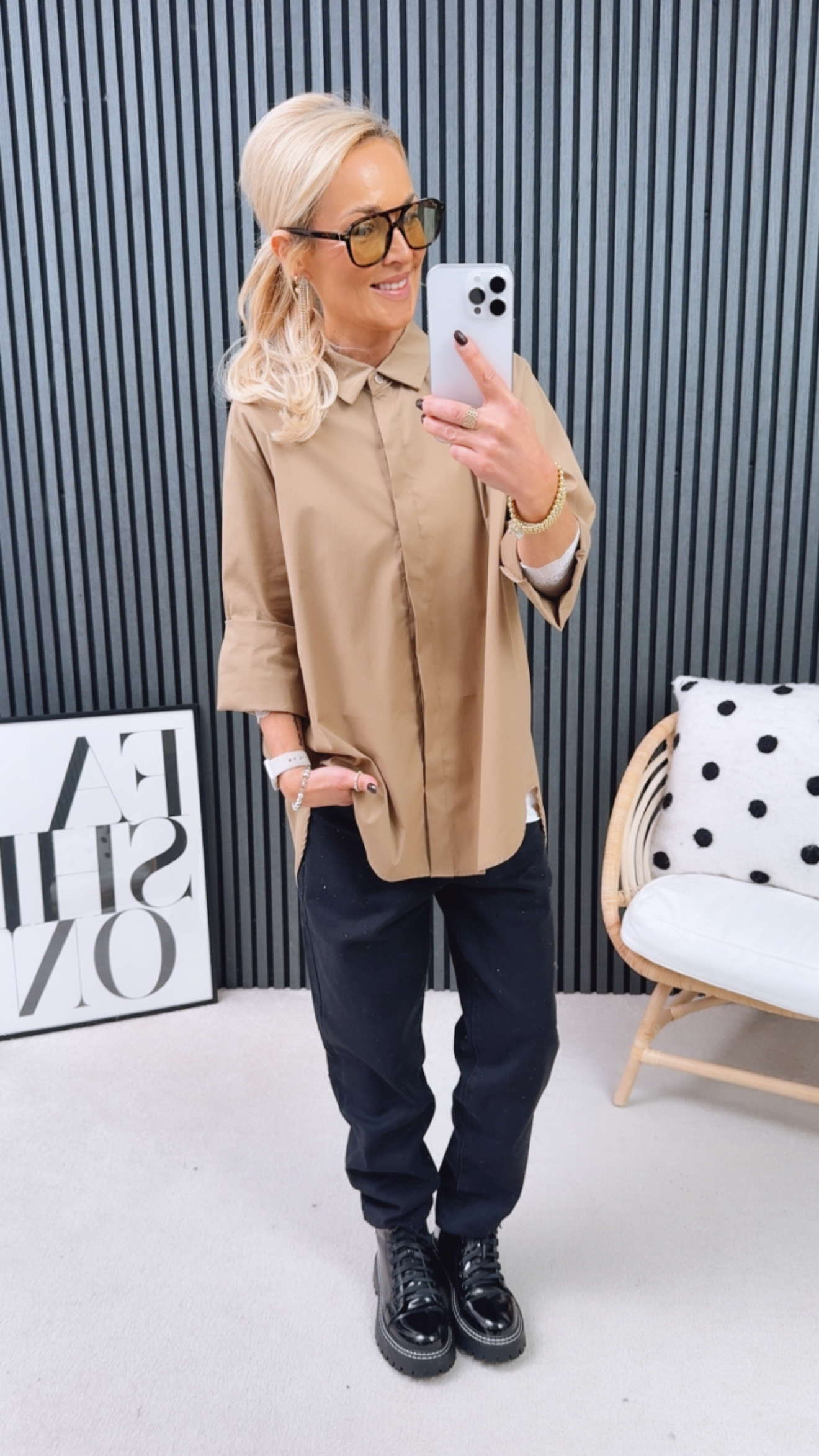 Boyfriend Bluse "Viktoriaaan"