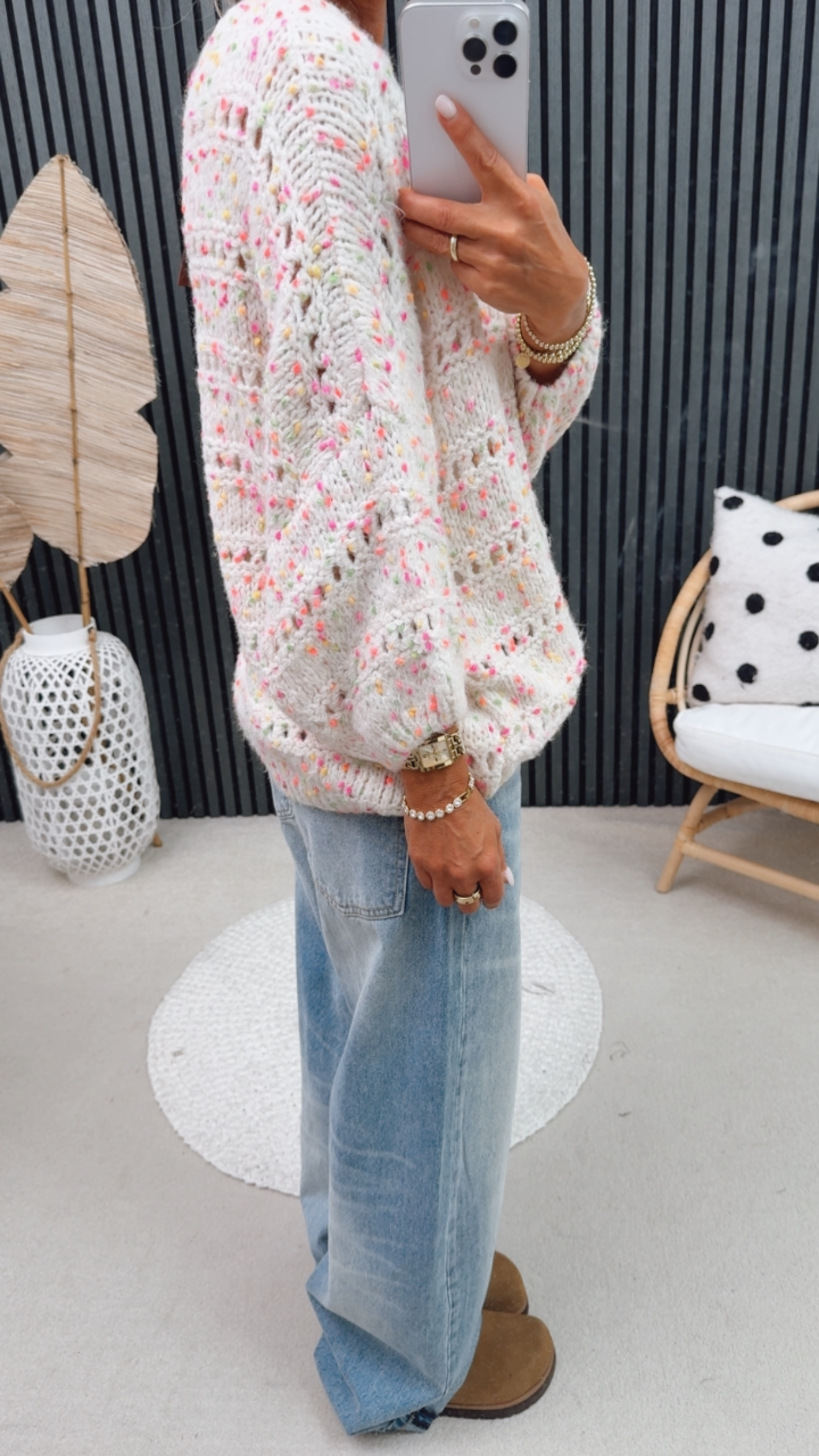 Strickpulli "Strick And Dots"