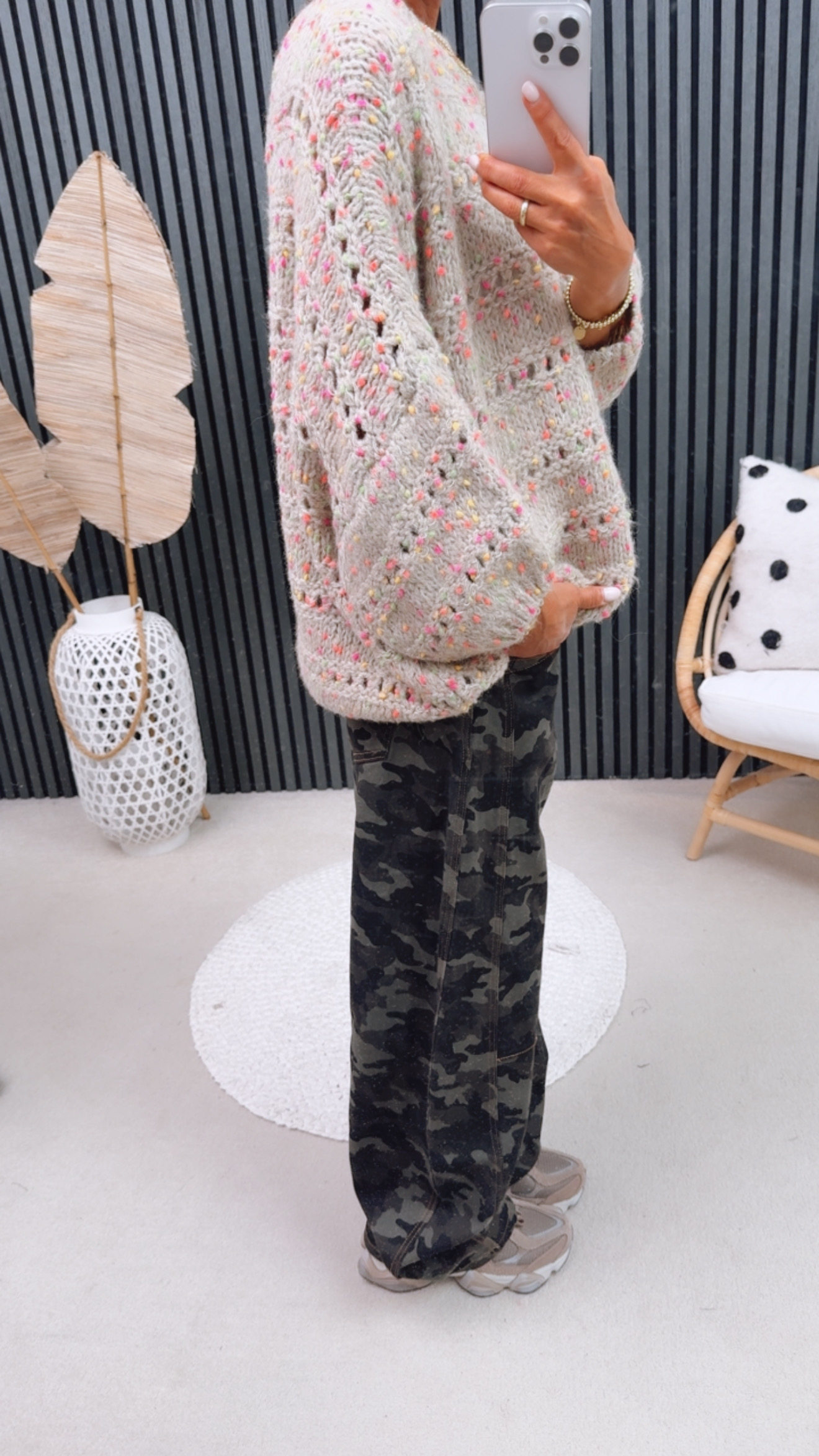 Strickpulli "Strick And Dots"