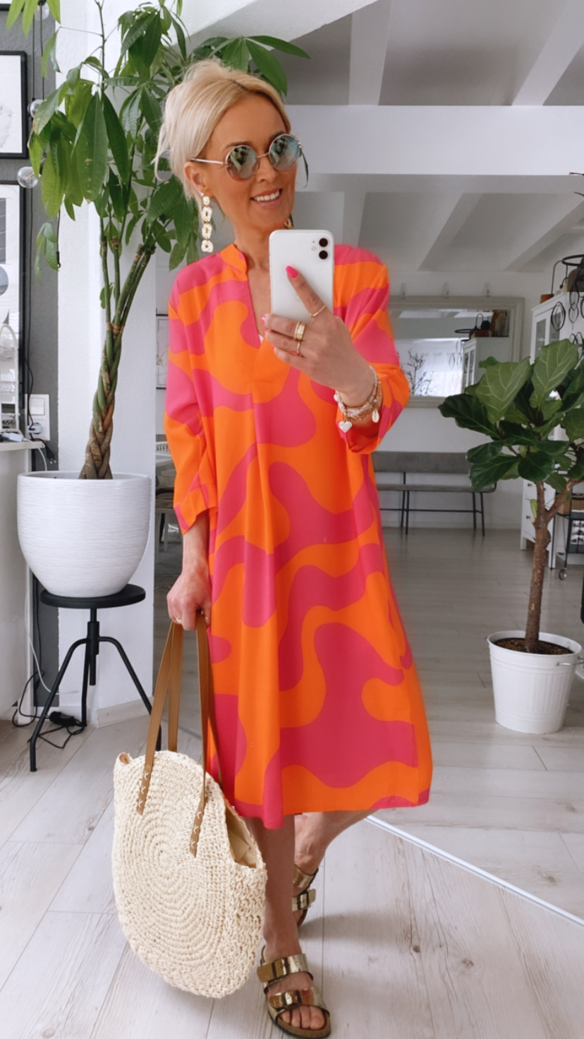 Kommerziell Voll Monat sommerkleid orange Montag Jeder Metallleitung