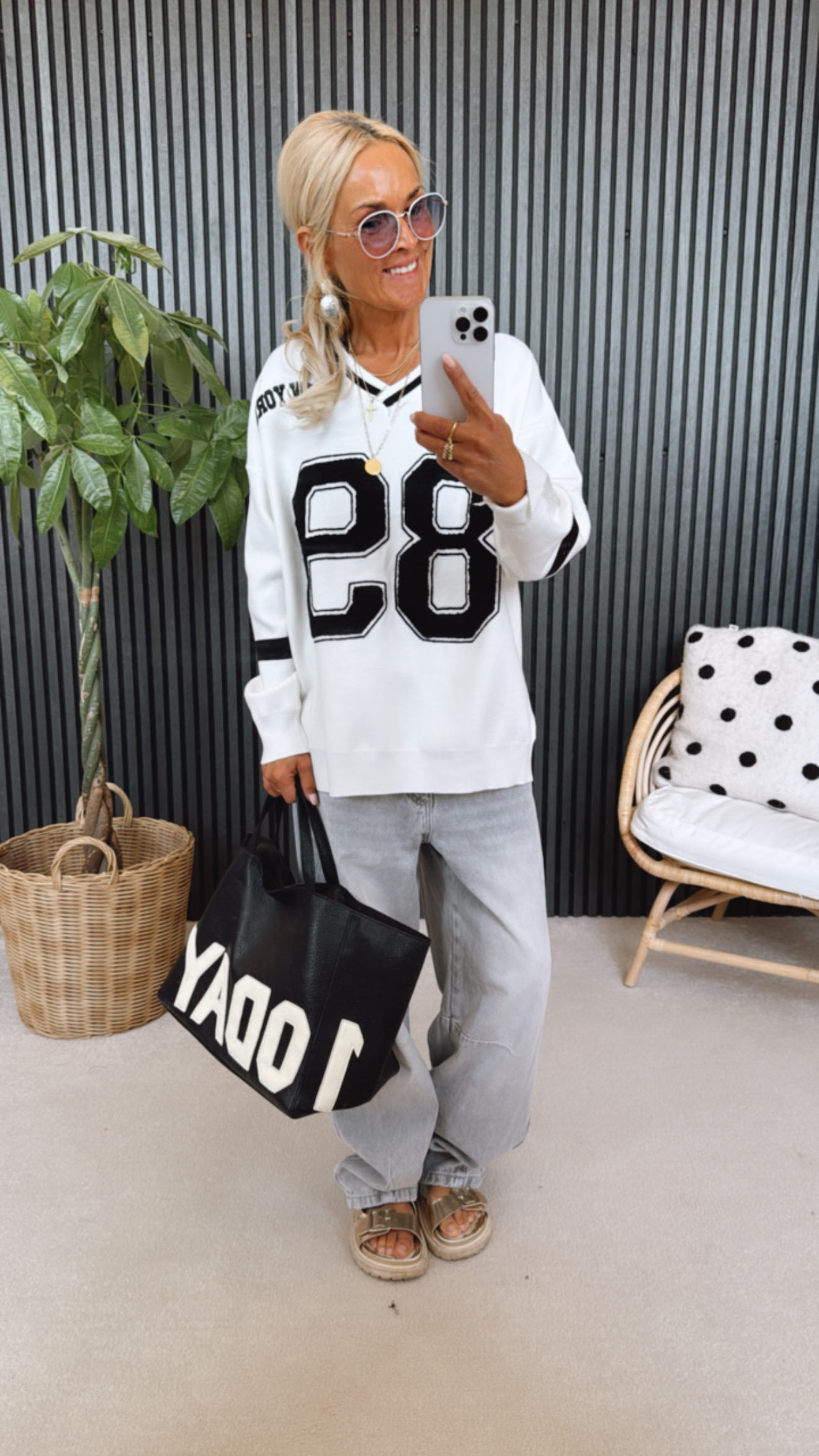 Sweater "New York And Smile"