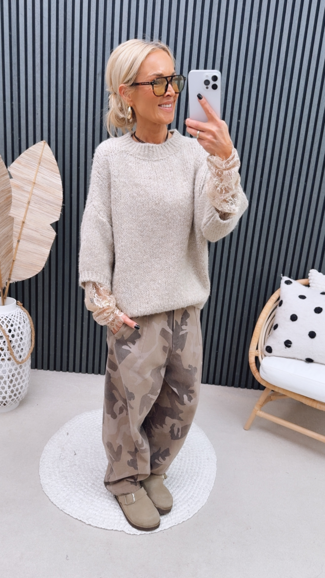 Strickpullover "Spitze & Strick"