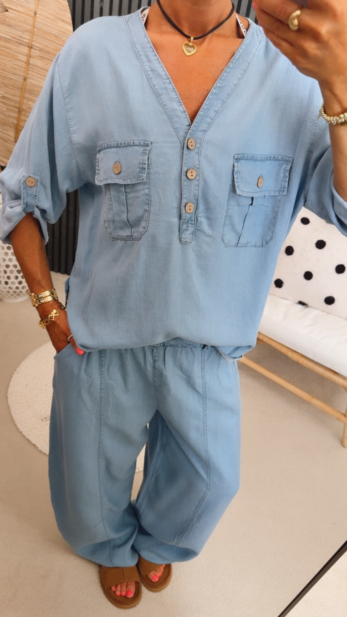 Jeans Bluse "Adinaaa"