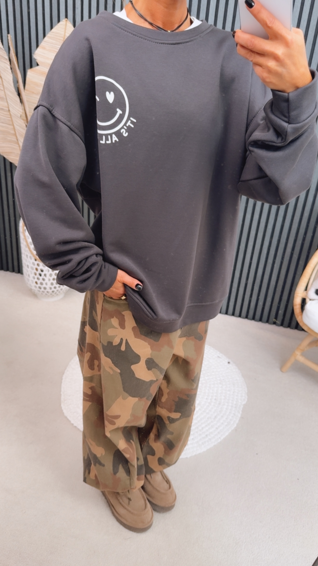 Oversized Sweater "Moinaaa"