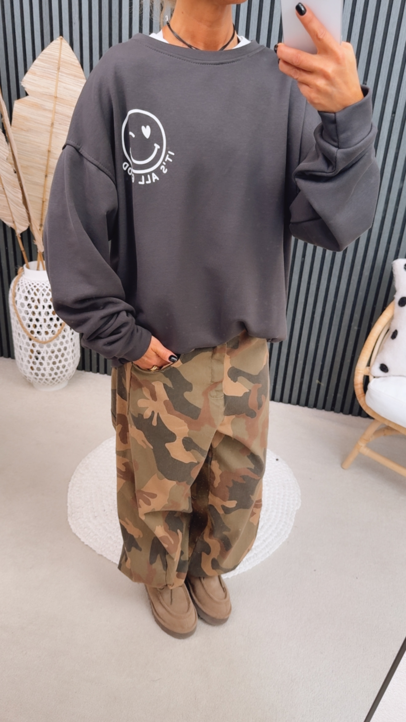 Oversized Sweater "Moinaaa"