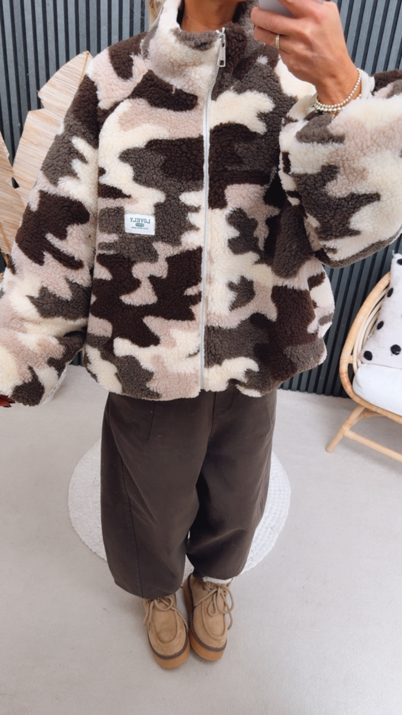 Jacke "Teddy Camouflage"