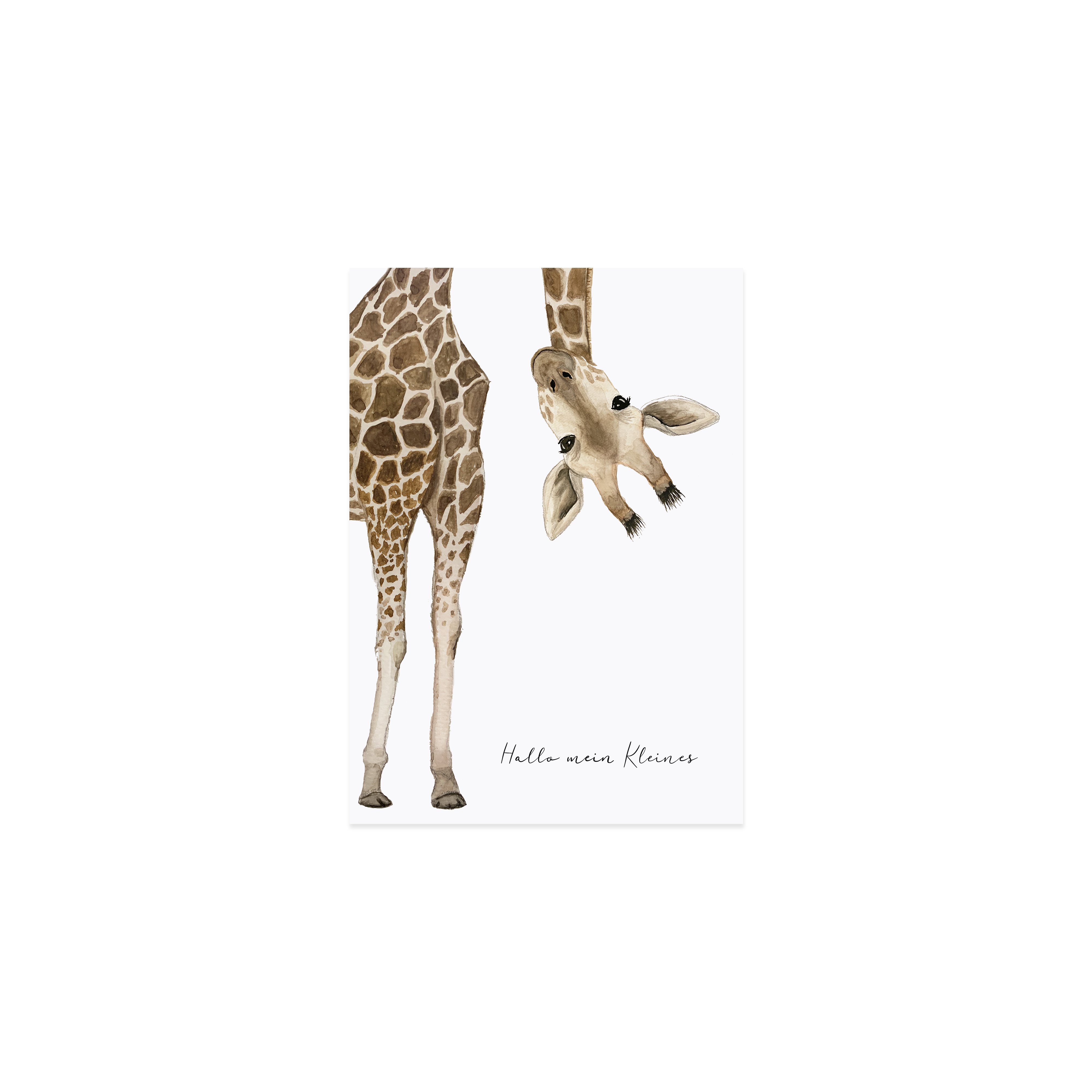 Glückwunschkarte "Giraffe"