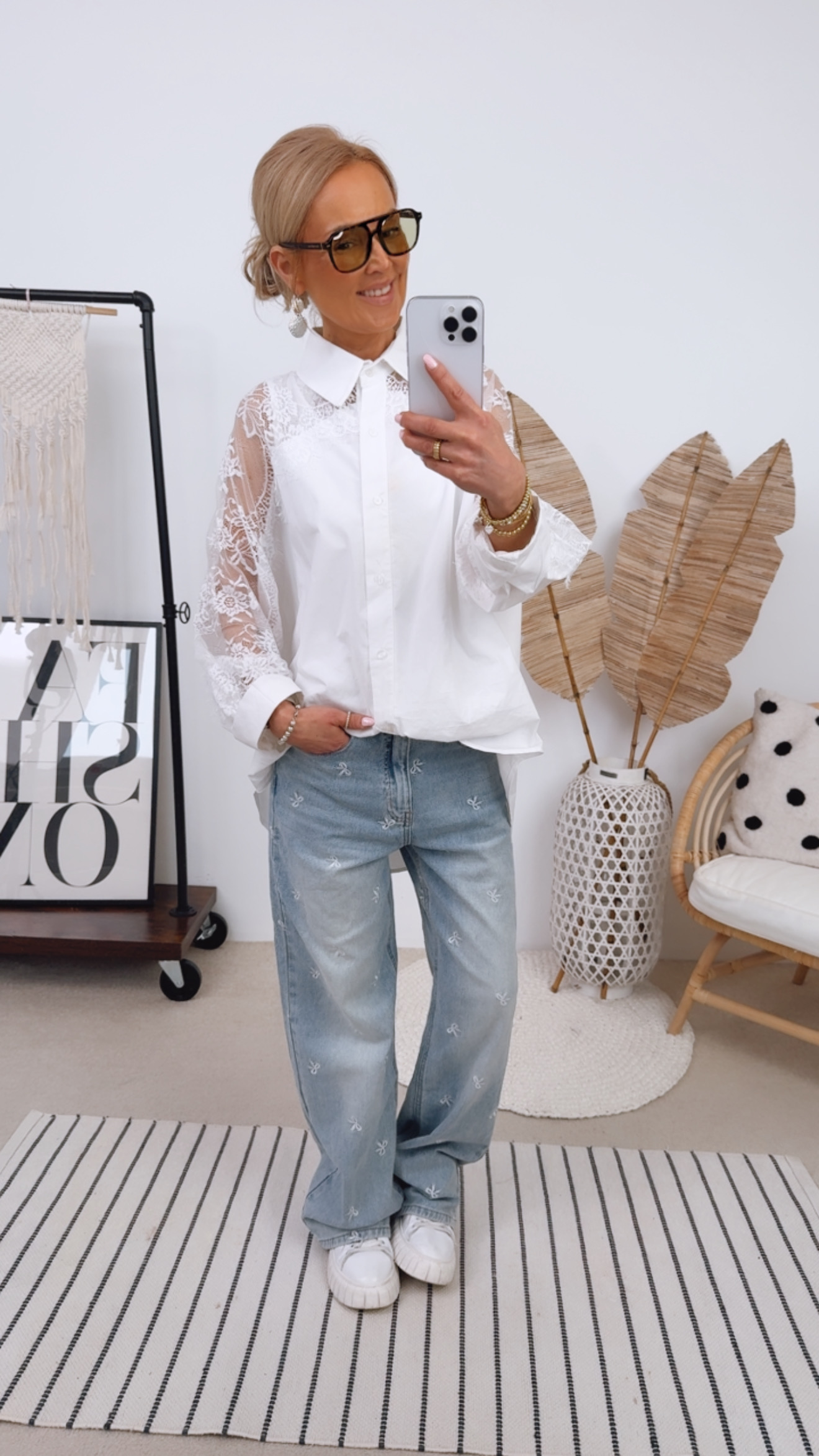 Bluse "Spitzenbluse"