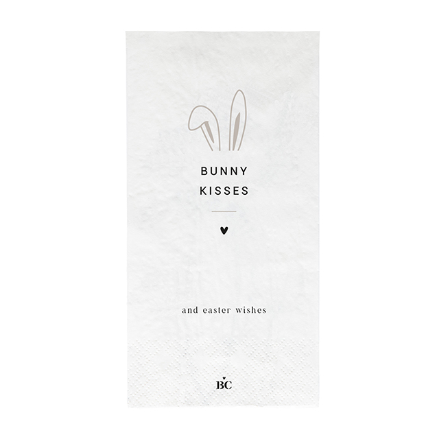 Serviette "Bunny kisses"